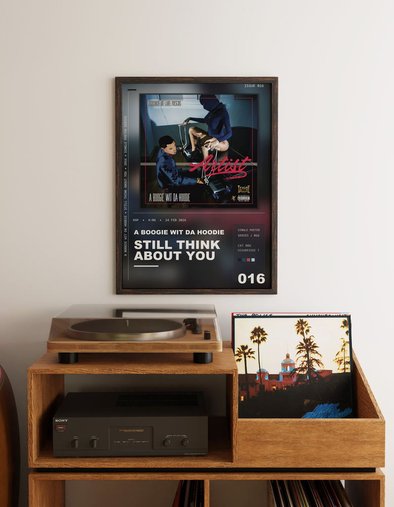 Music poster: A Boogie Wit da Hoodie - Still Think About You