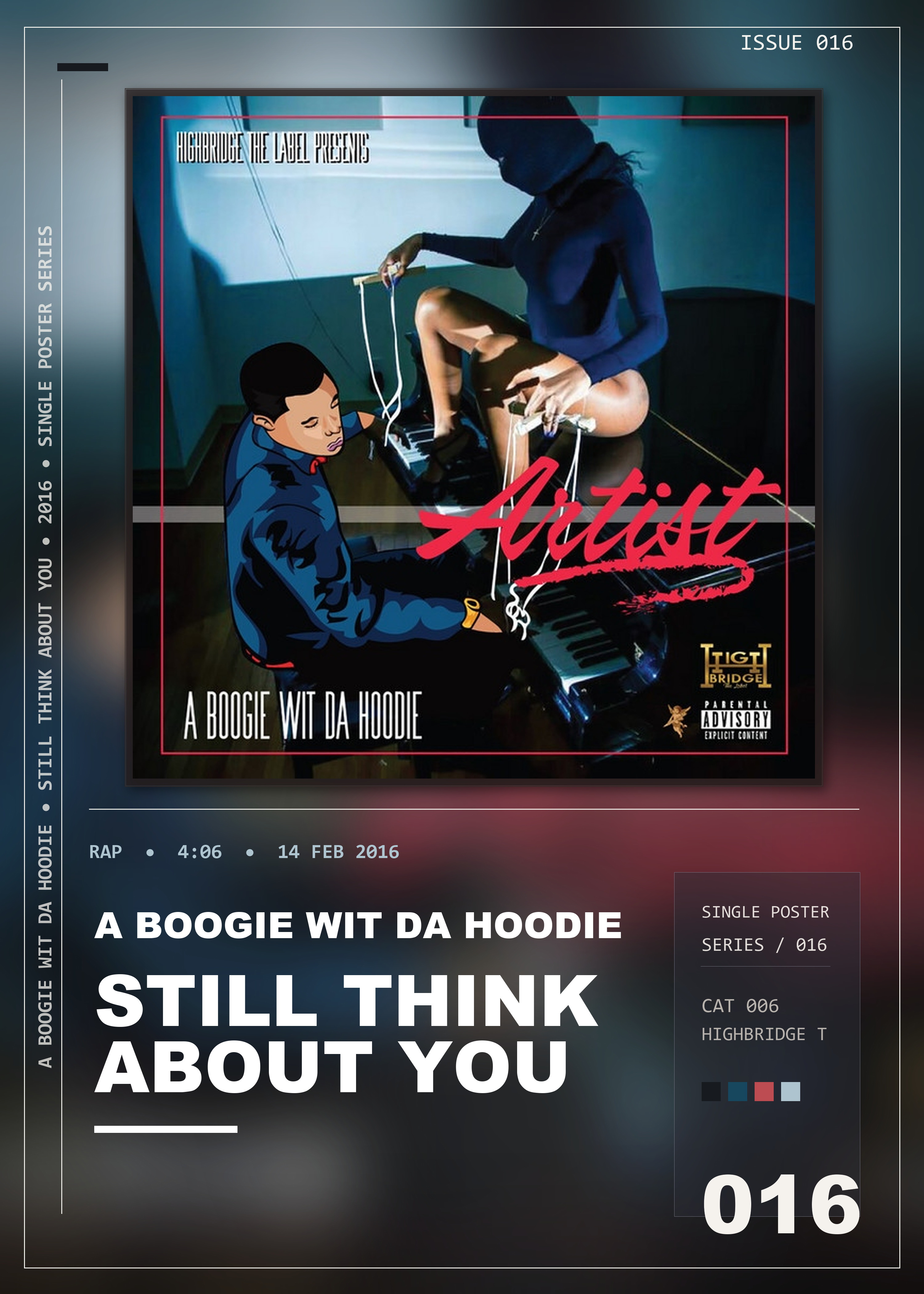 Music poster: A Boogie Wit da Hoodie - Still Think About You