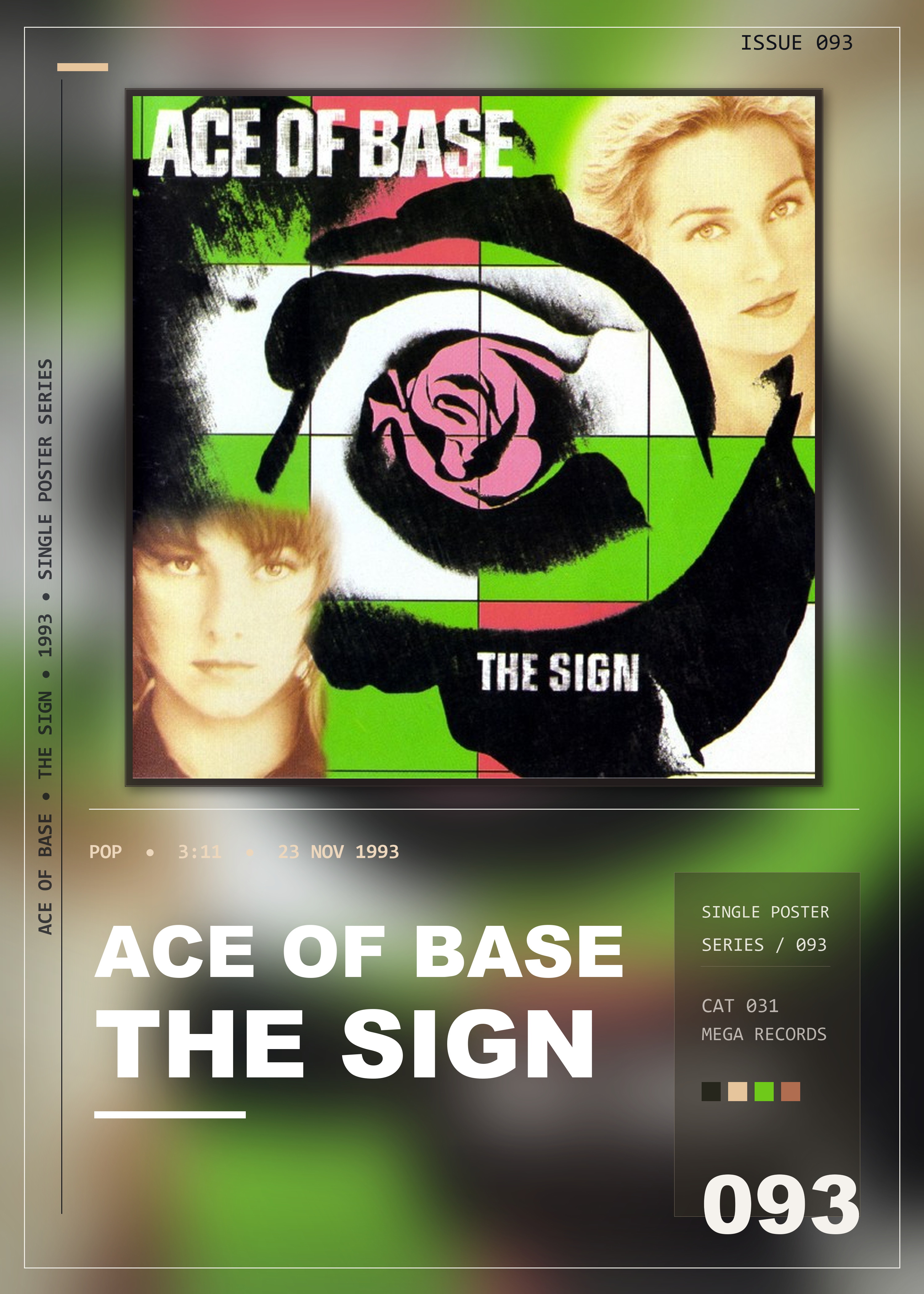 Music poster: Ace of Base - The Sign