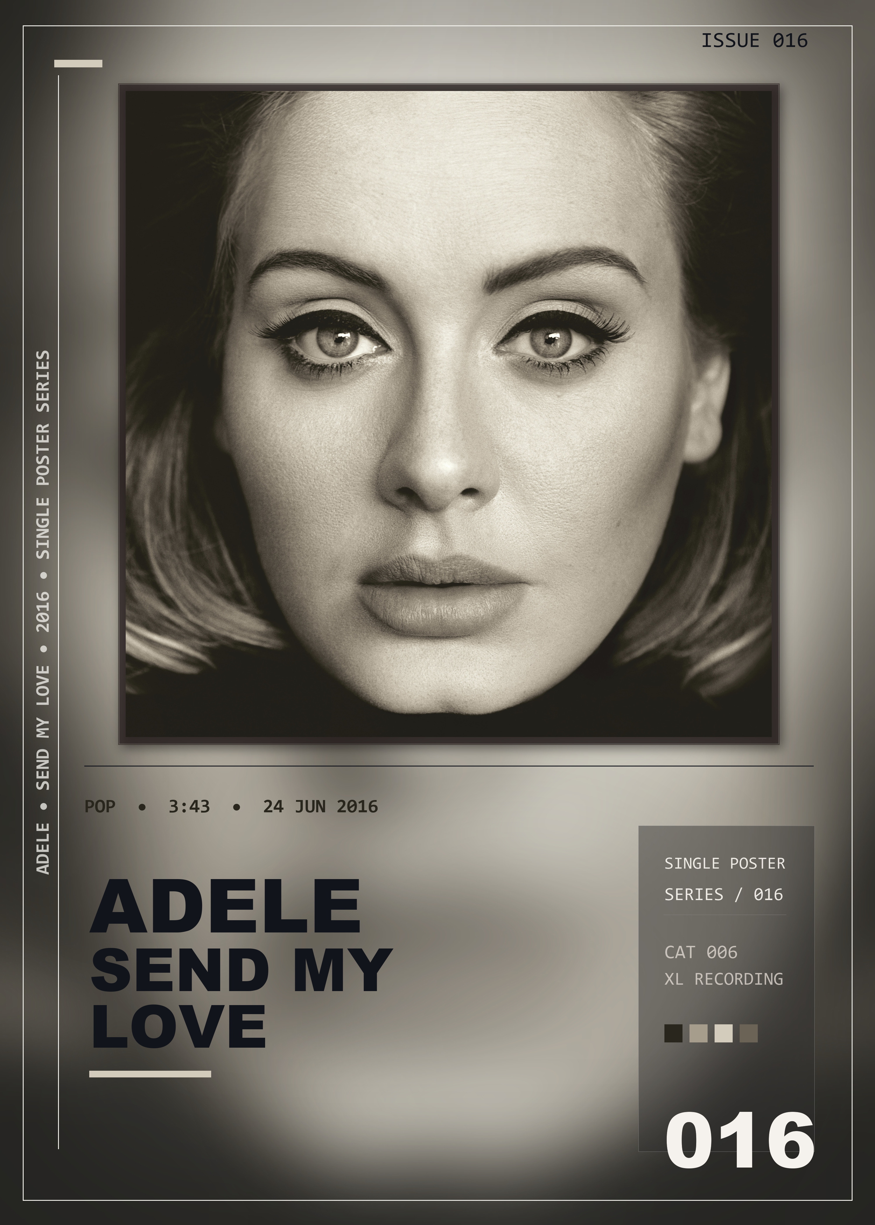 Music poster: Adele - Send My Love To Your New Lover