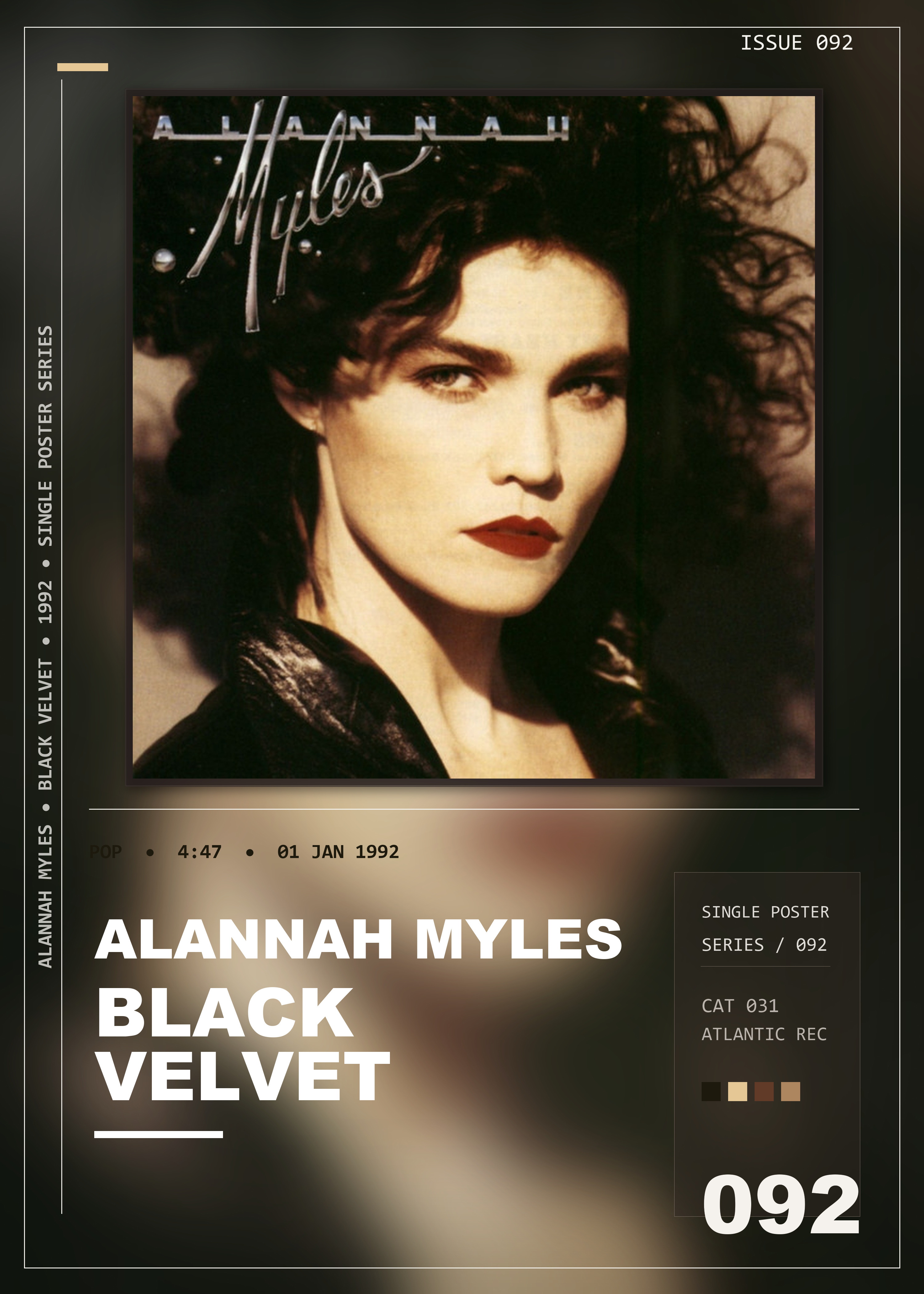 Music poster: Alannah Myles - Black Velvet