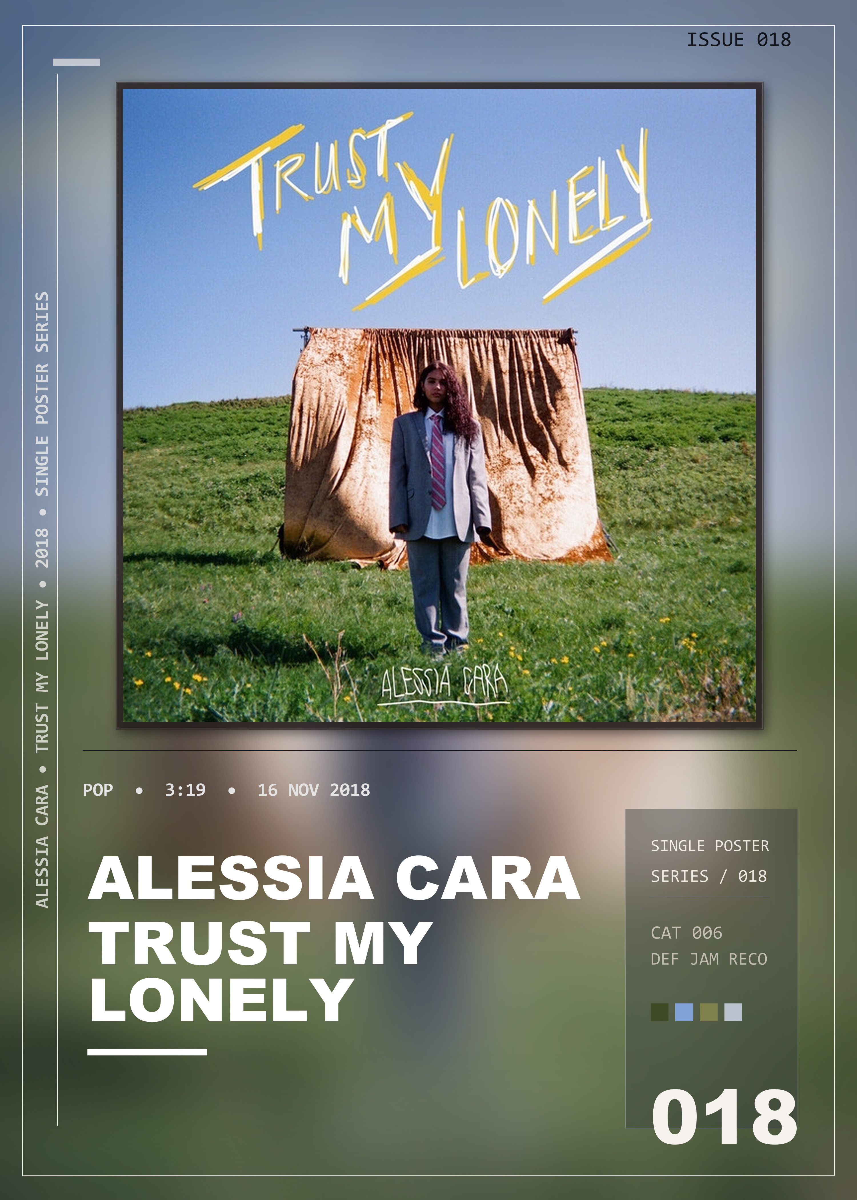 Music poster: Alessia Cara - Trust My Lonely