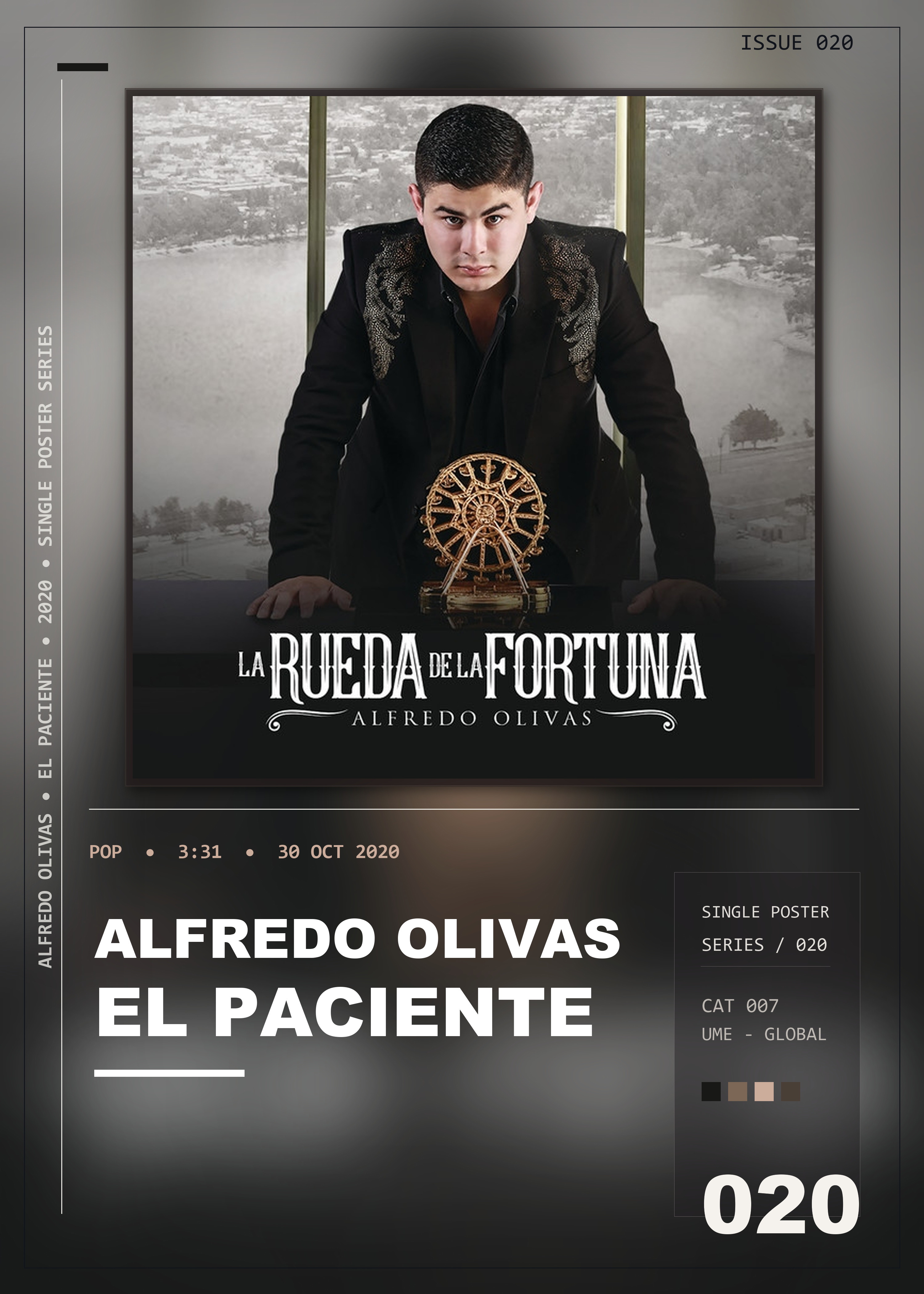 Music poster: Alfredo Olivas - El Paciente