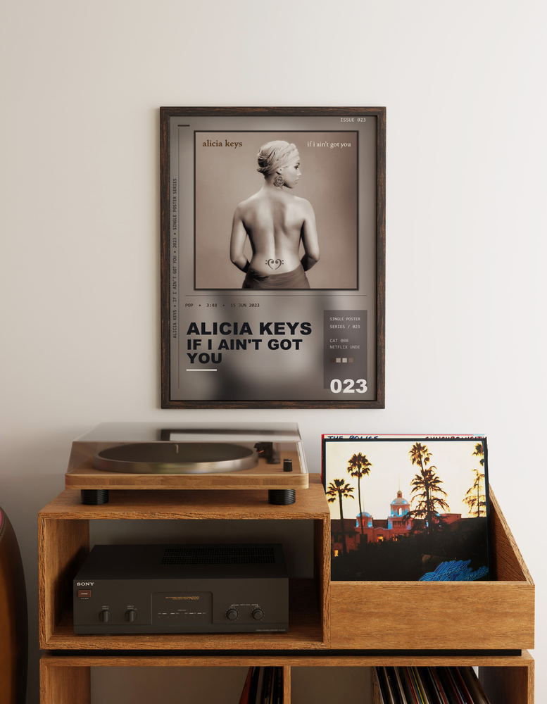Music poster: Alicia Keys - If I Aint Got You