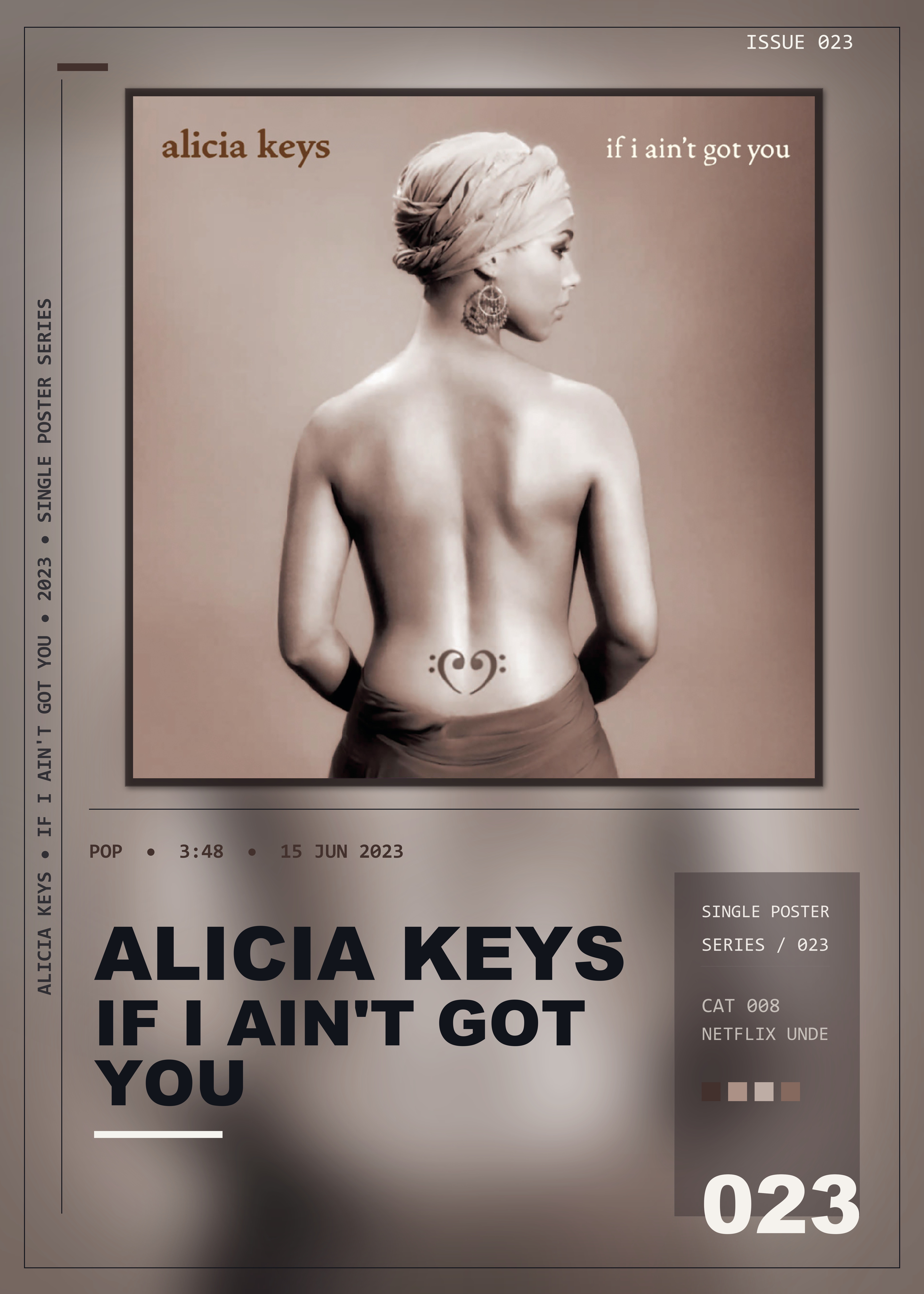 Music poster: Alicia Keys - If I Aint Got You