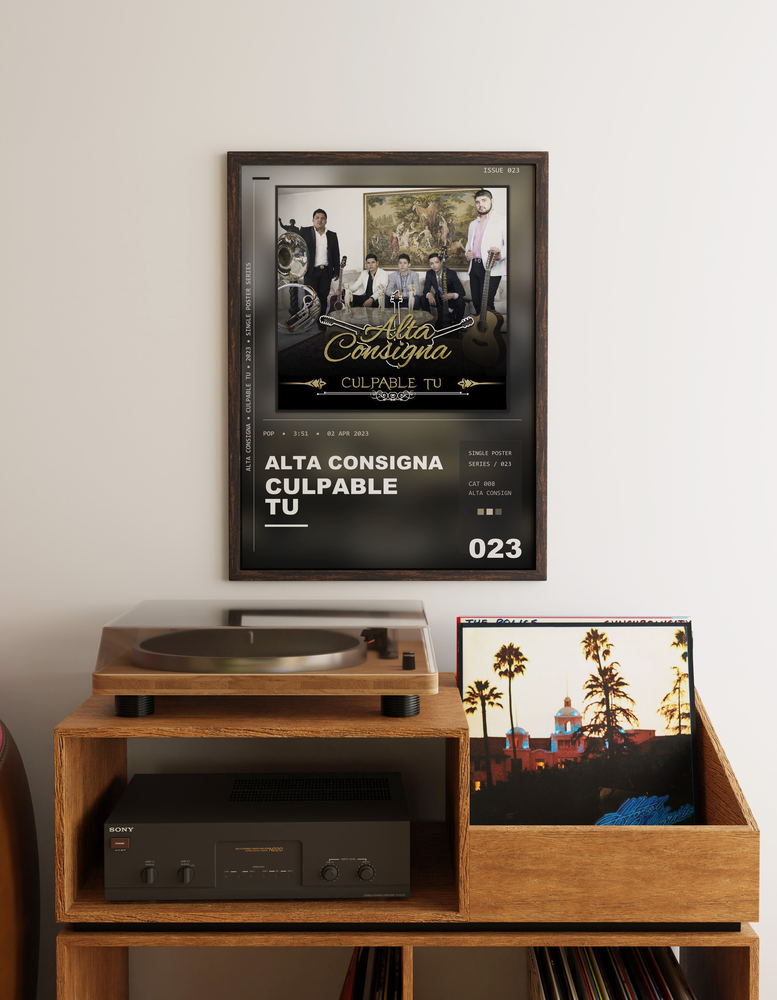 Music poster: Alta Consigna - Culpable Tu