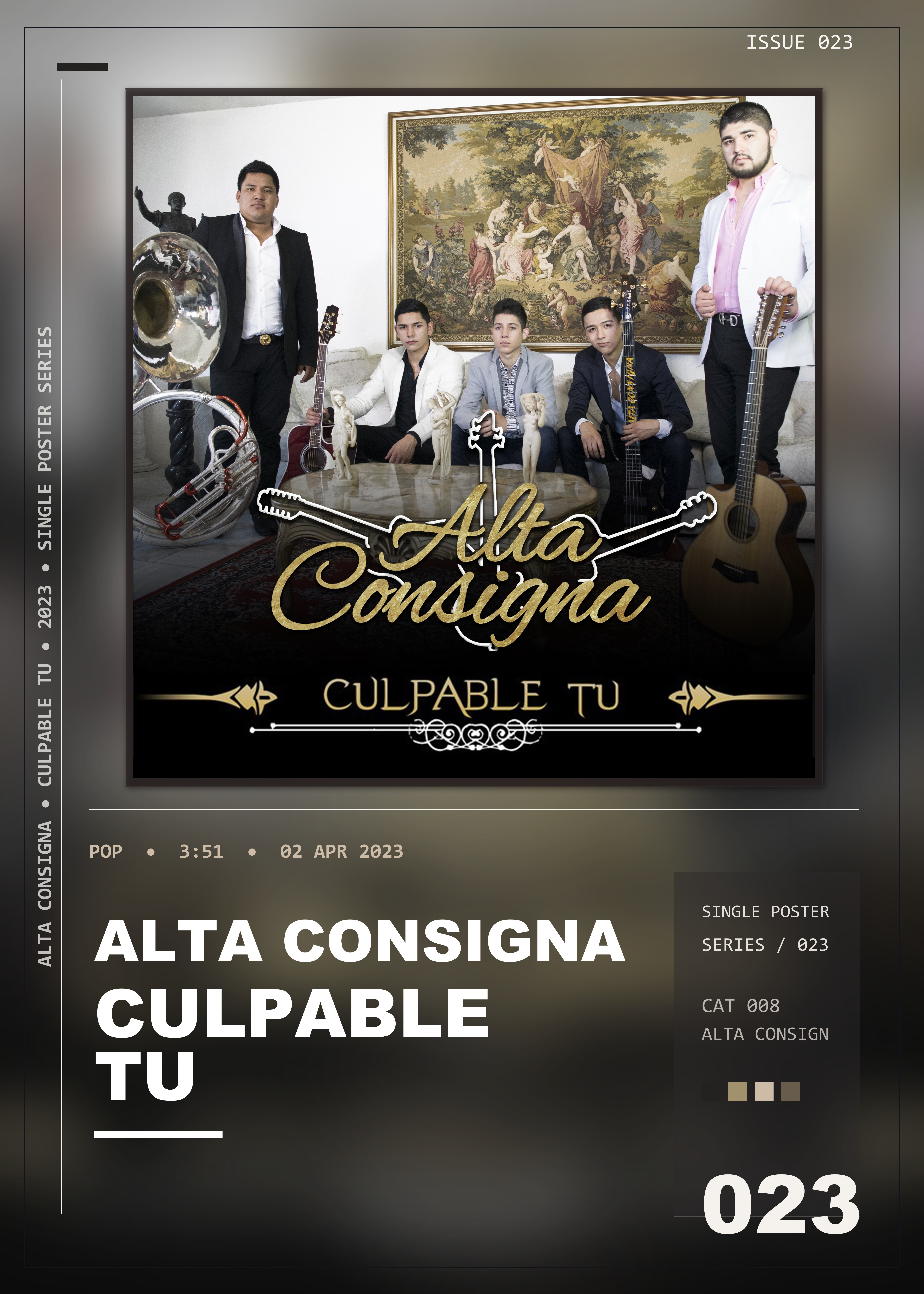 Music poster: Alta Consigna - Culpable Tu