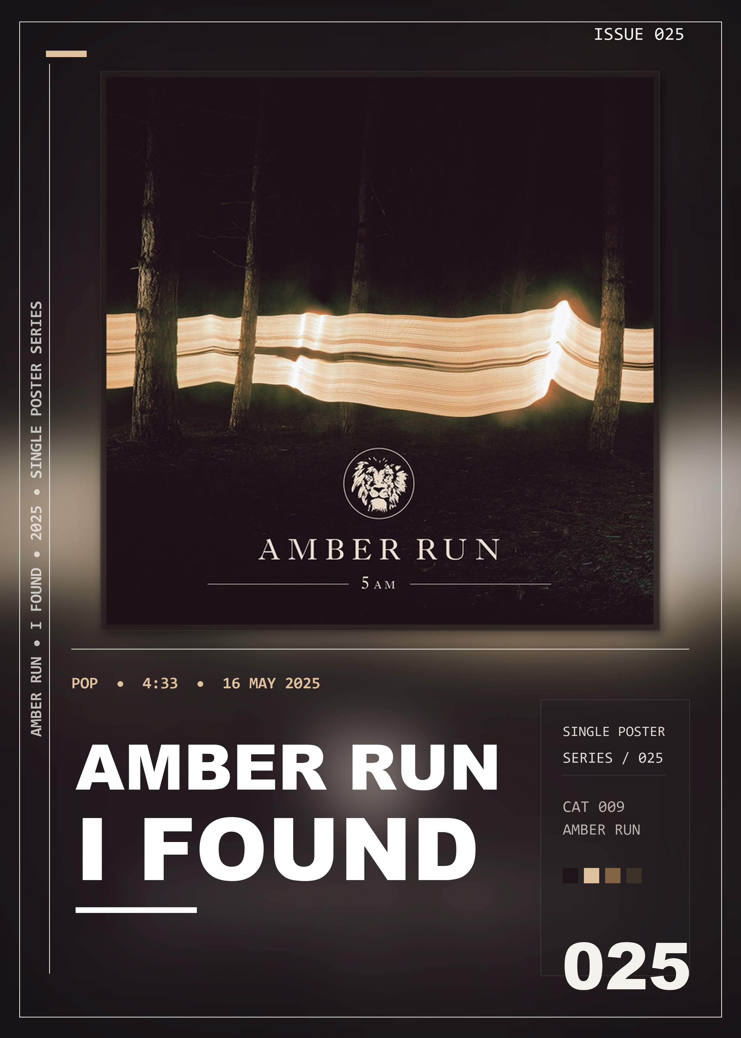 Music poster: Amber Run - I Found