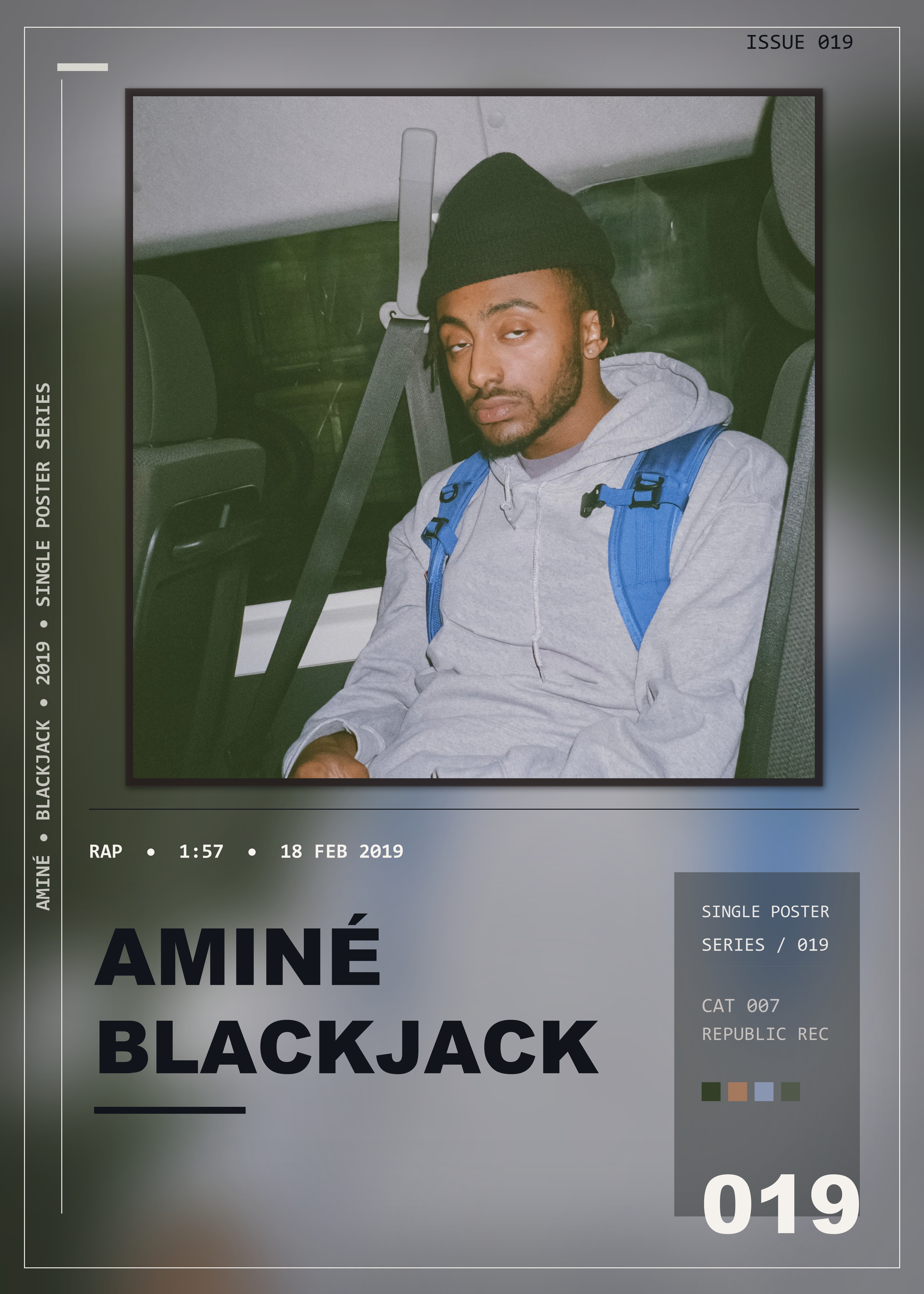 Music poster: Aminé - BLACKJACK