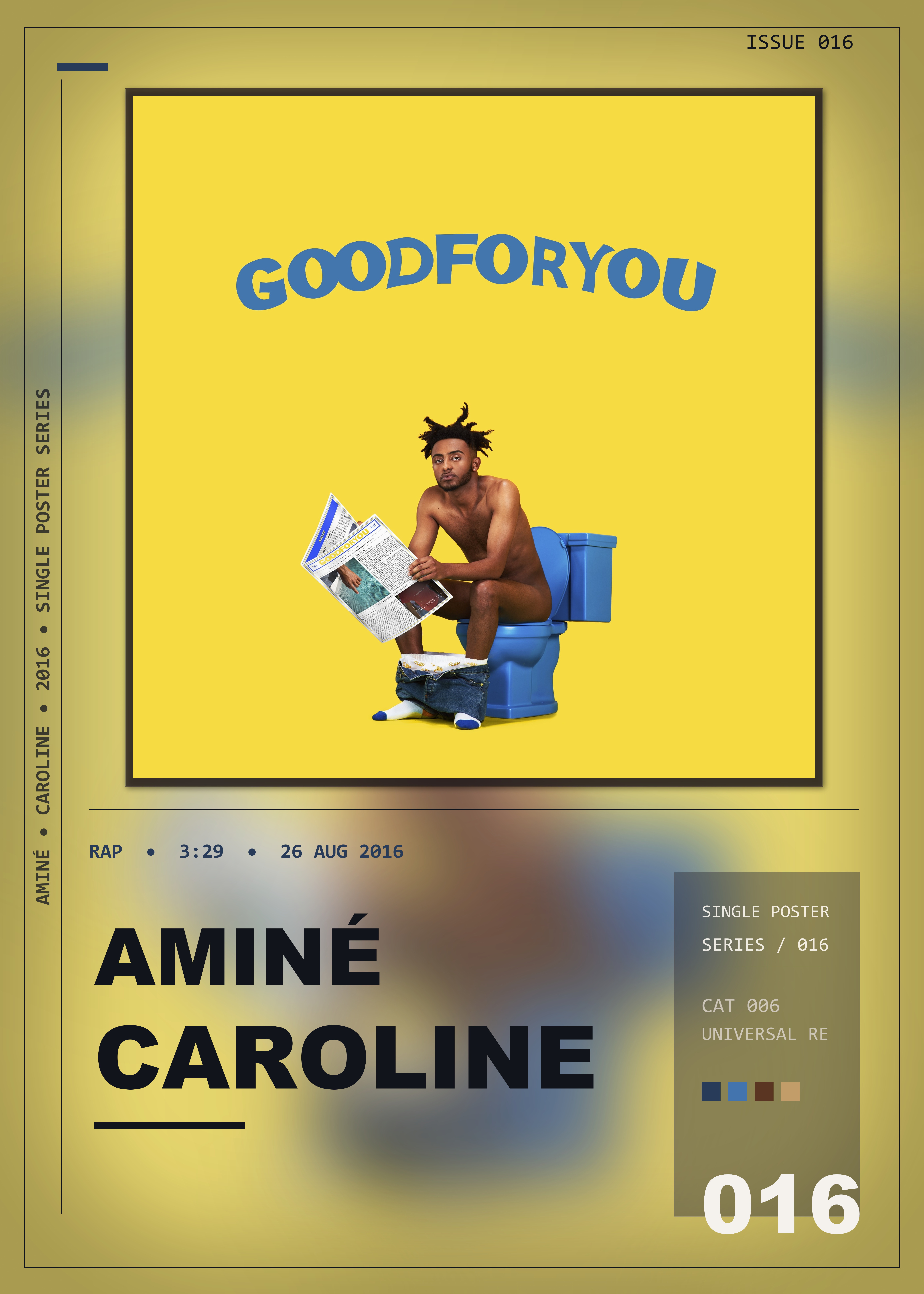 Music poster: Aminé - Caroline