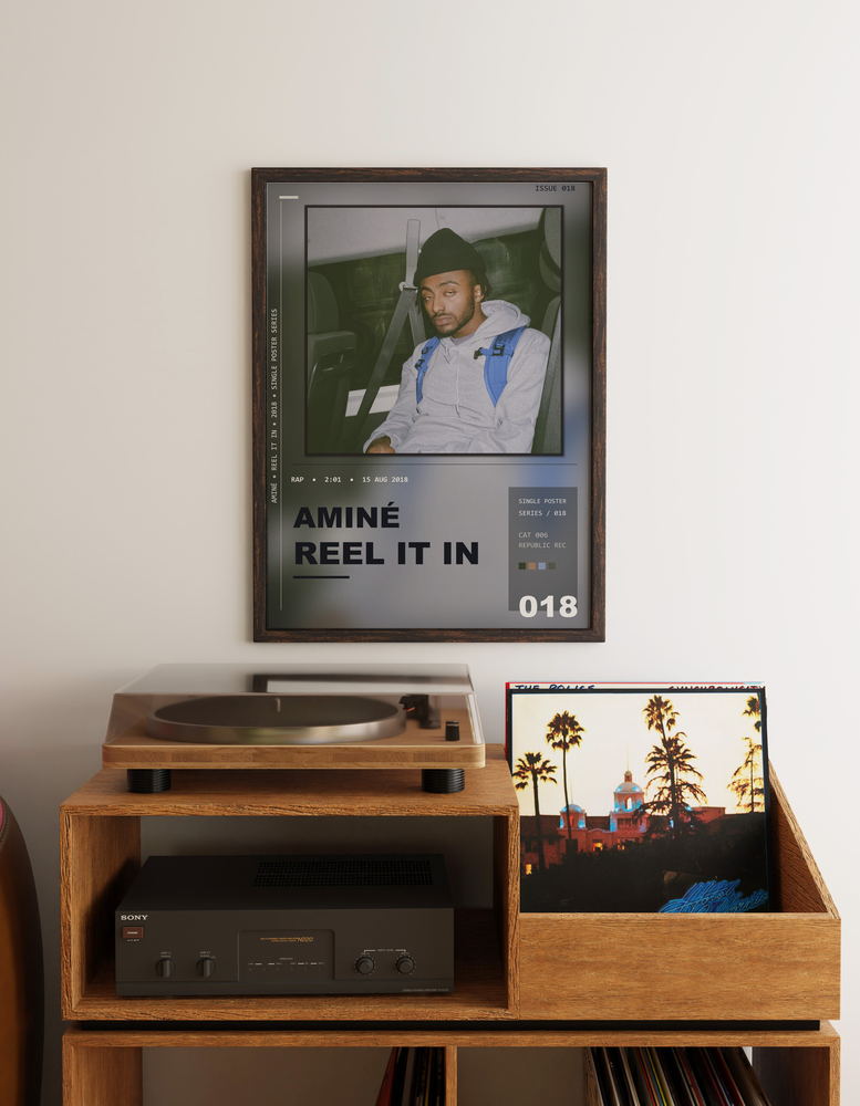 Music poster: Aminé - REEL IT IN