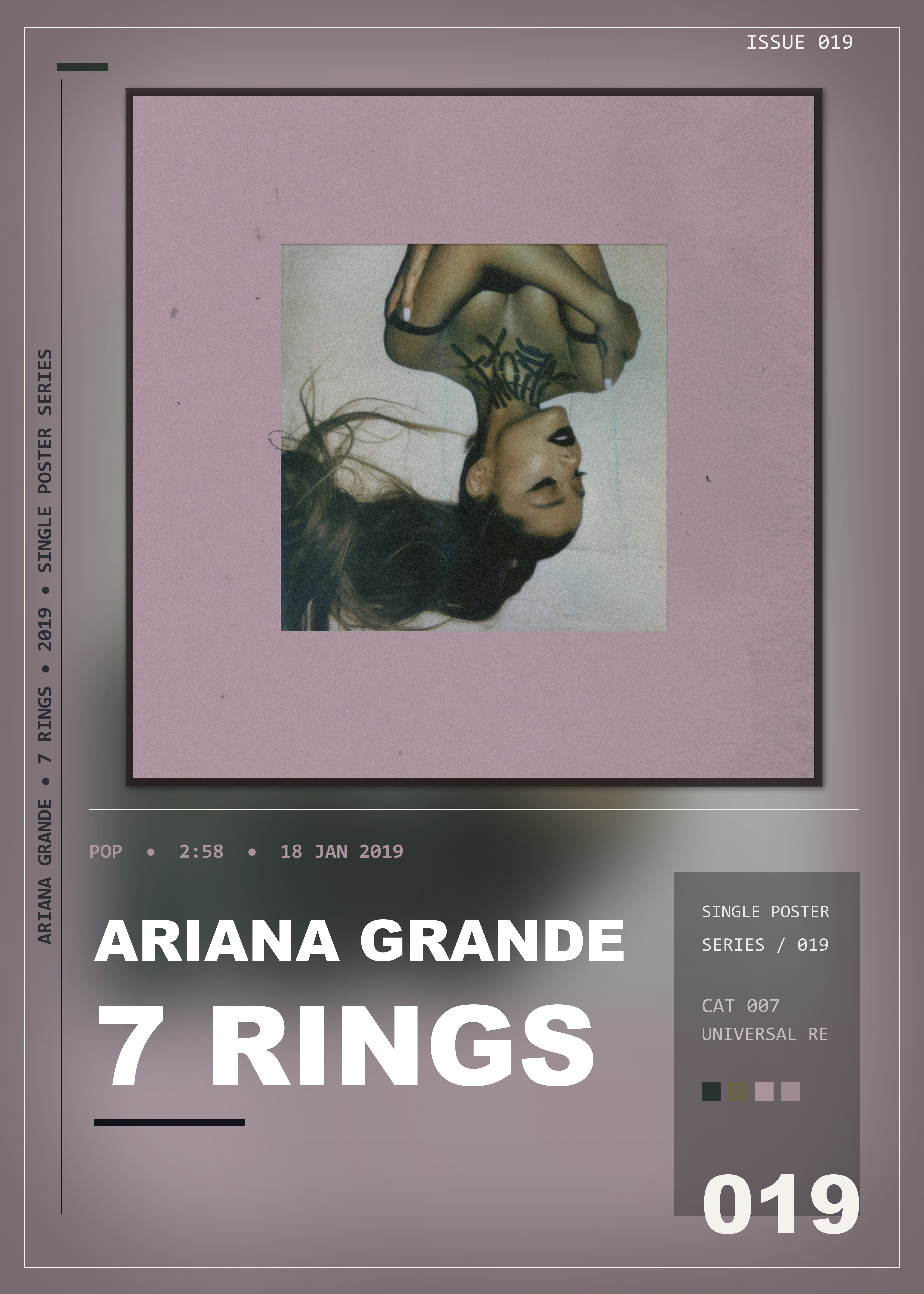Music poster: Ariana Grande - 7 rings