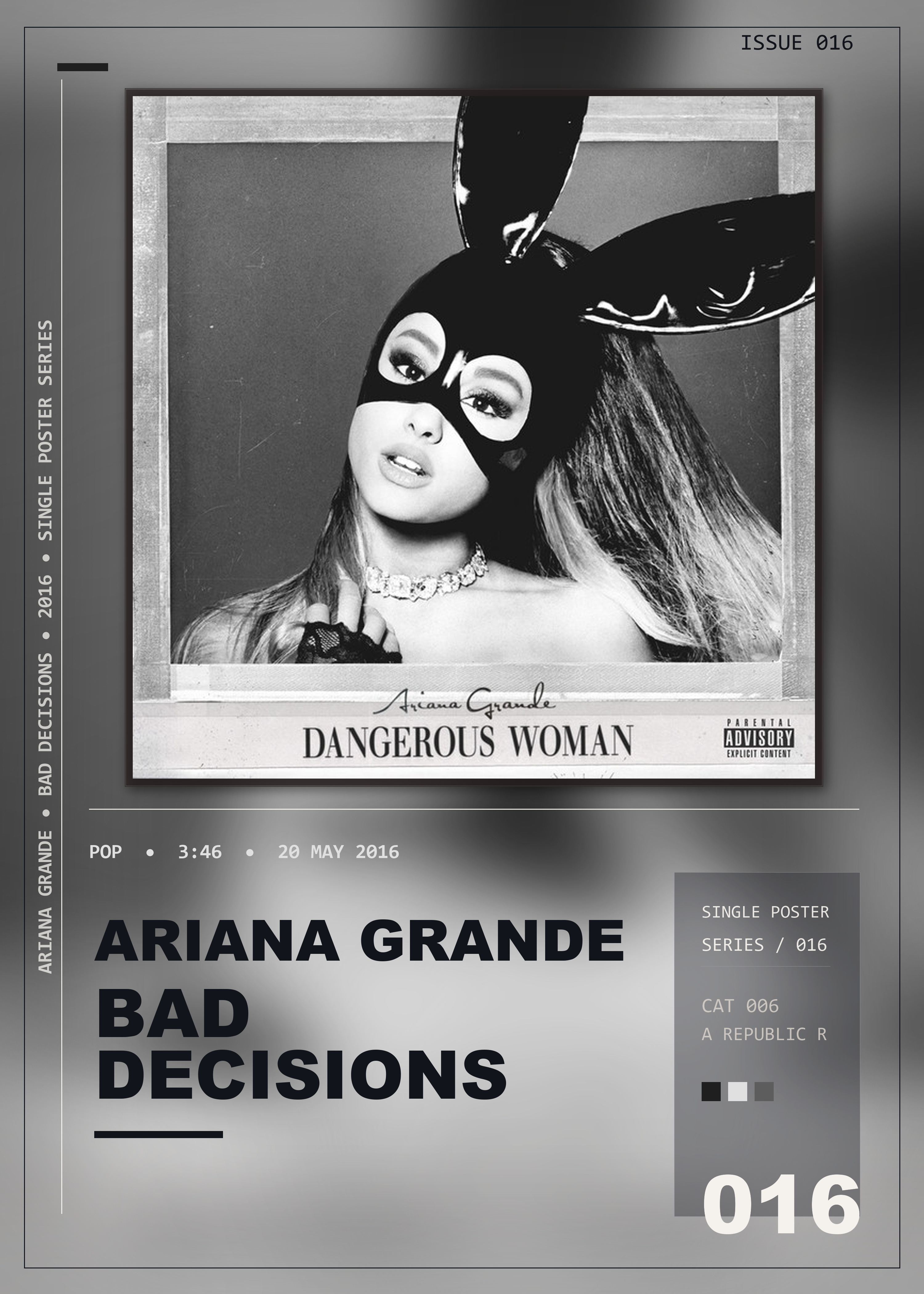 Music poster: Ariana Grande - Bad Decisions
