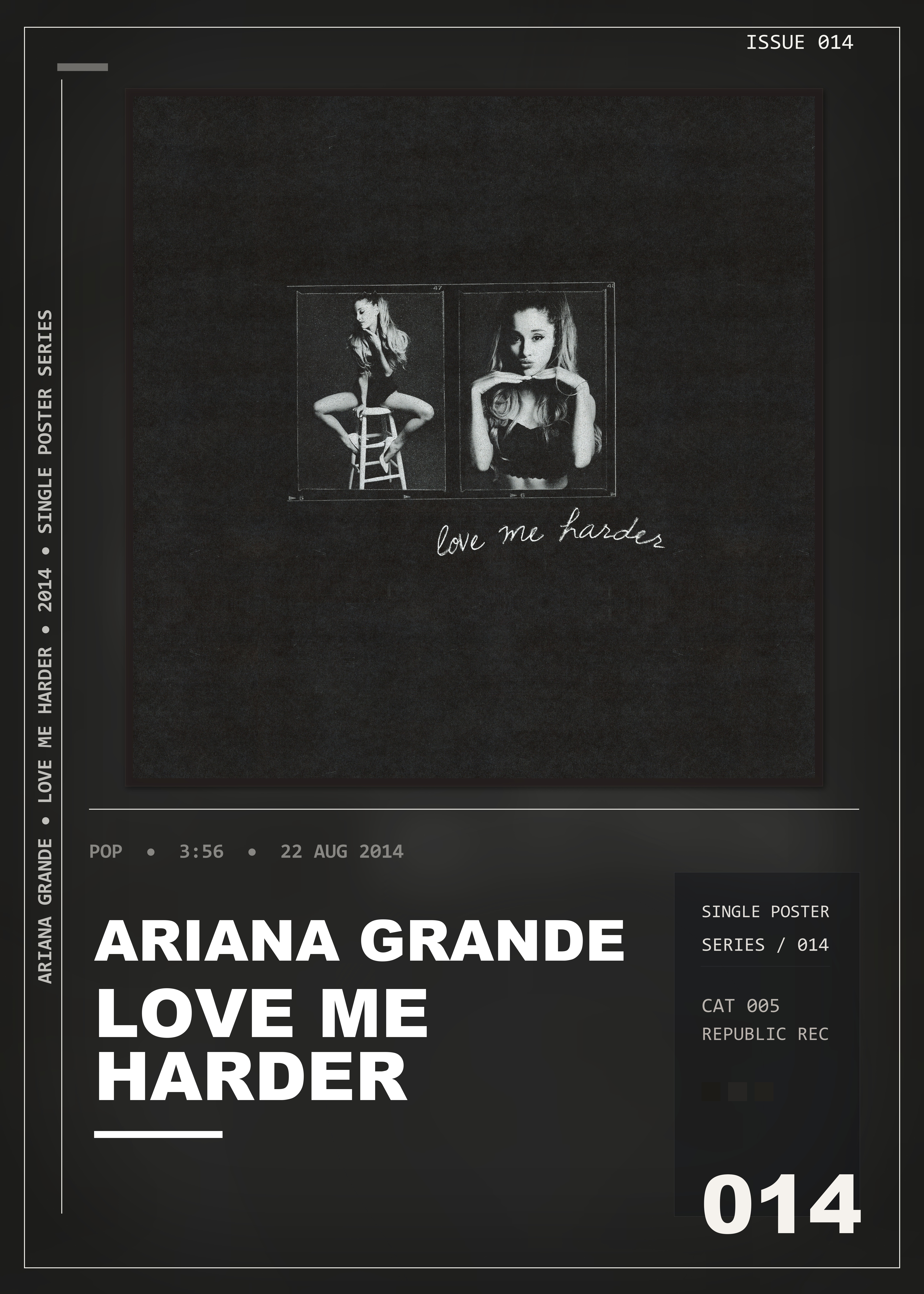 Music poster: Ariana Grande - Love Me Harder