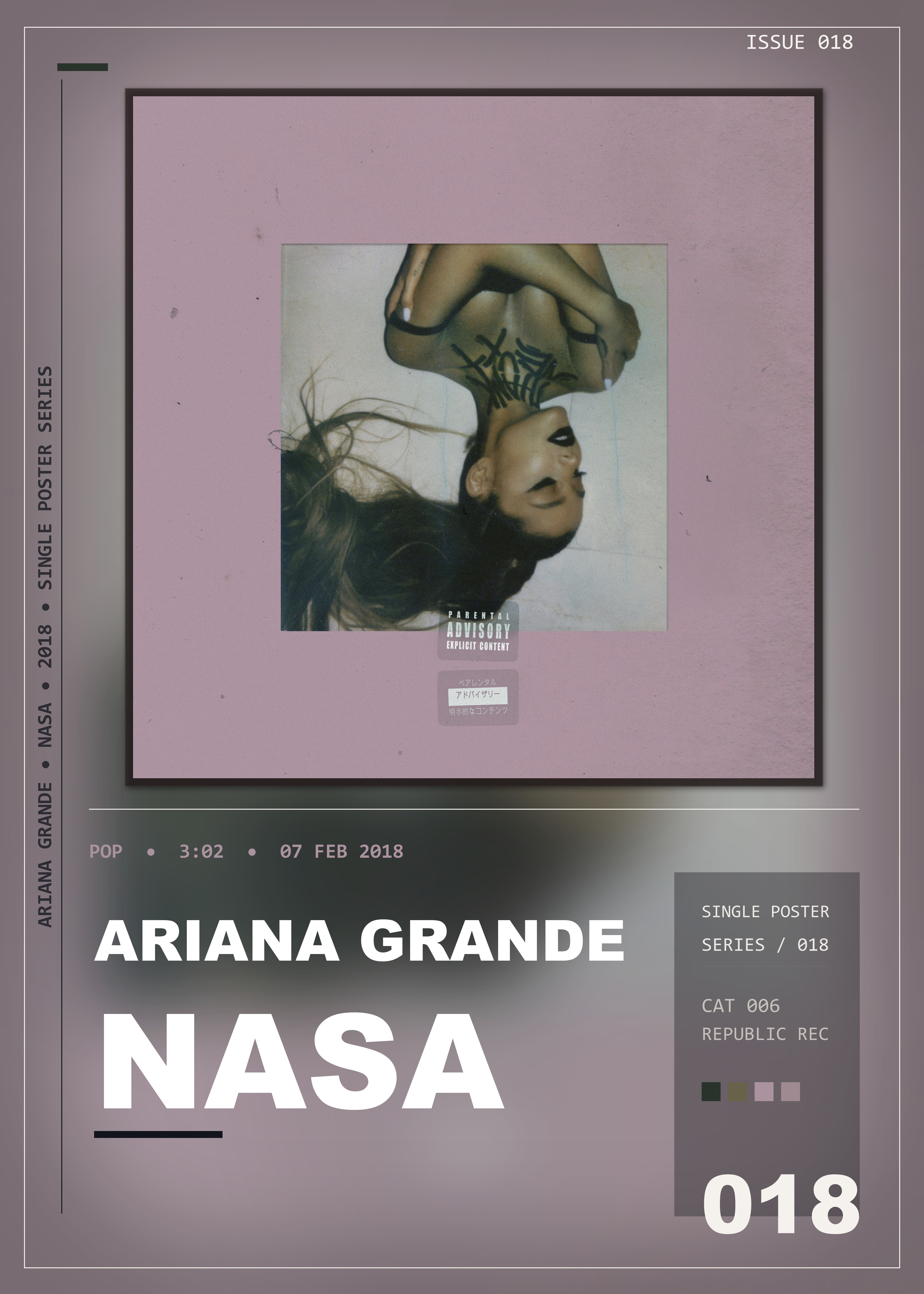 Music poster: Ariana Grande - NASA