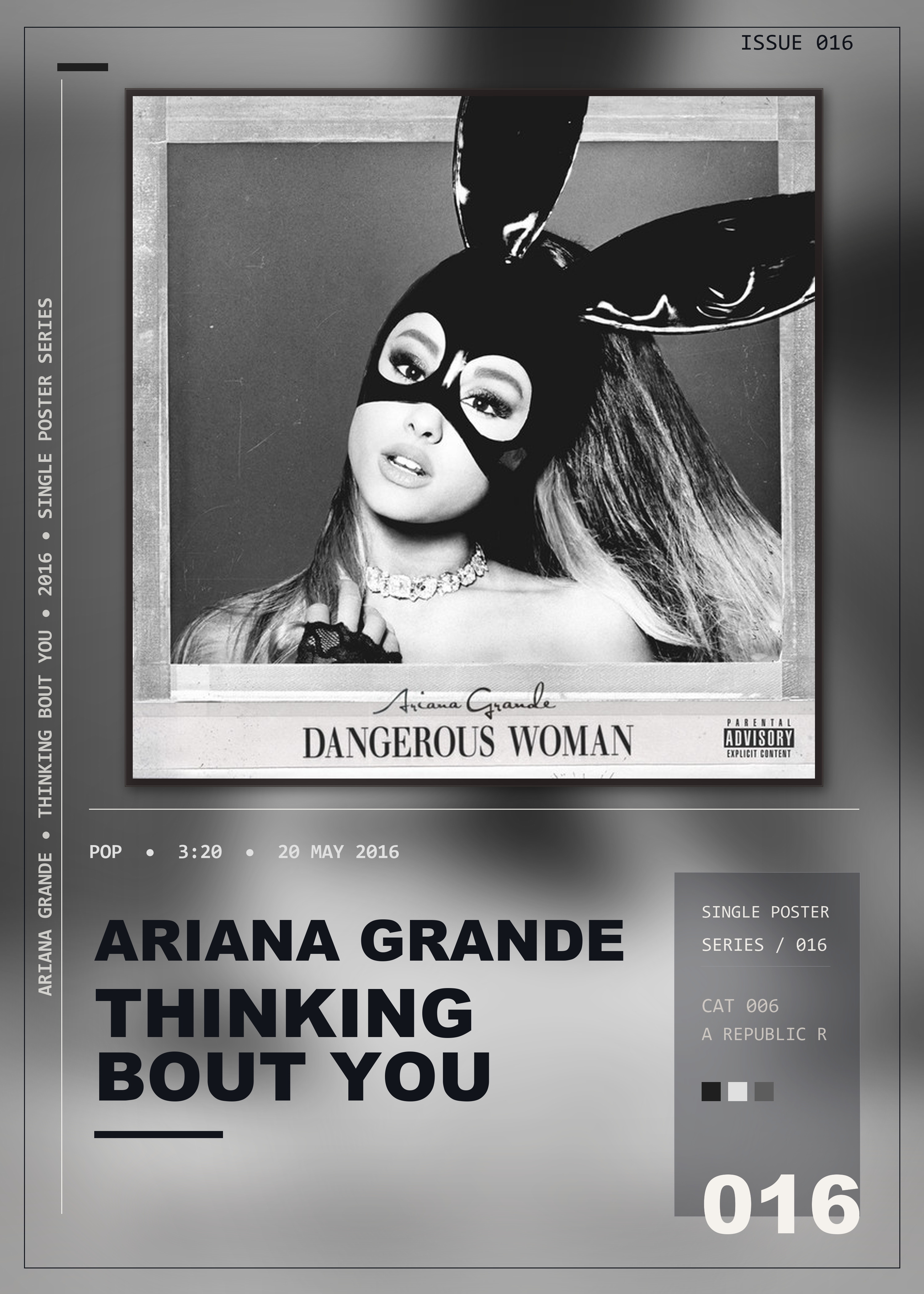Music poster: Ariana Grande - Thinking Bout You