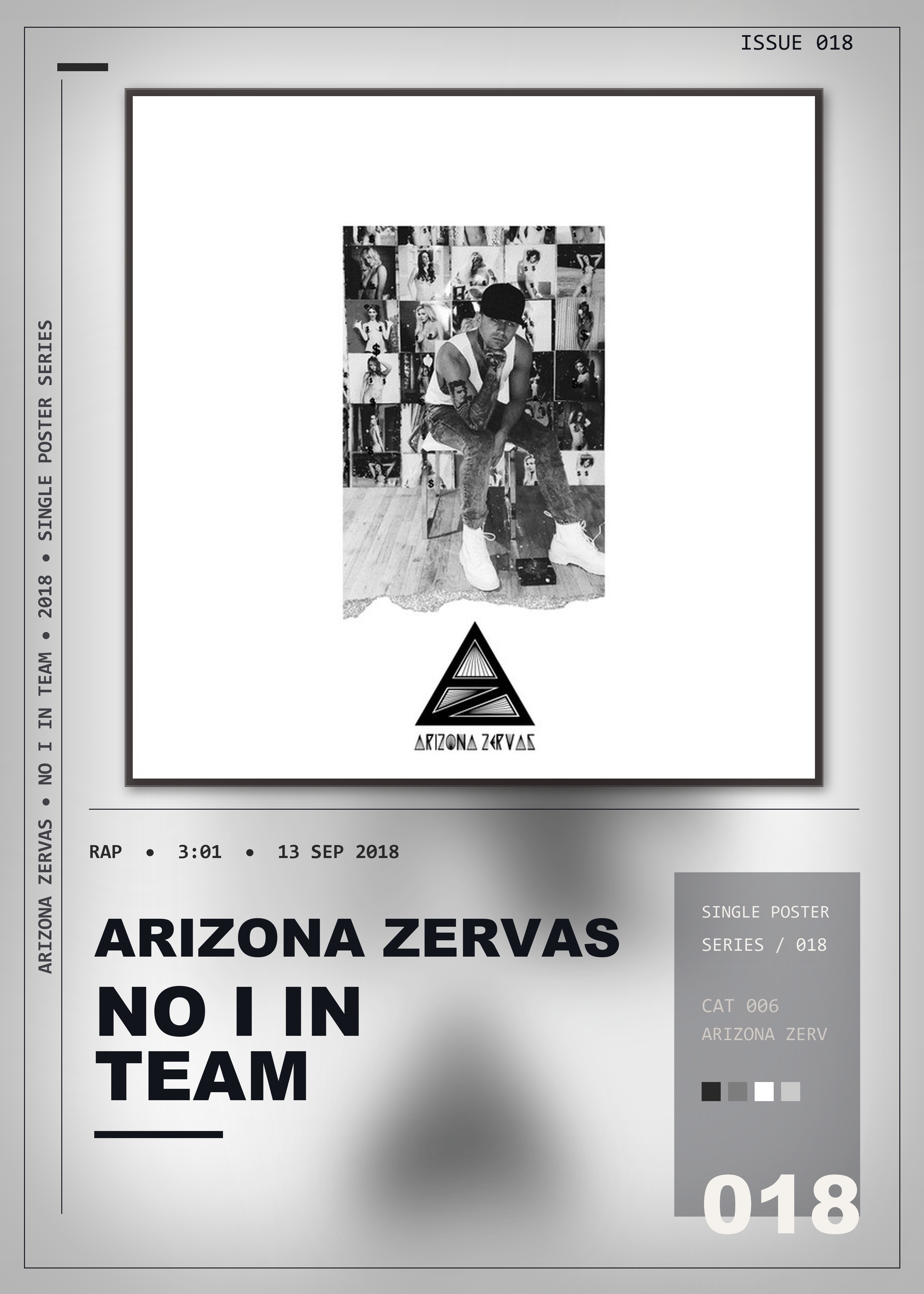 Music poster: Arizona Zervas - No I in Team