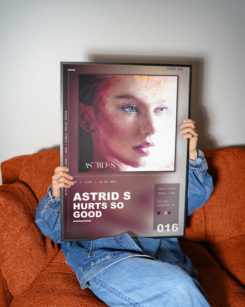 Music poster: Astrid S - Hurts So Good