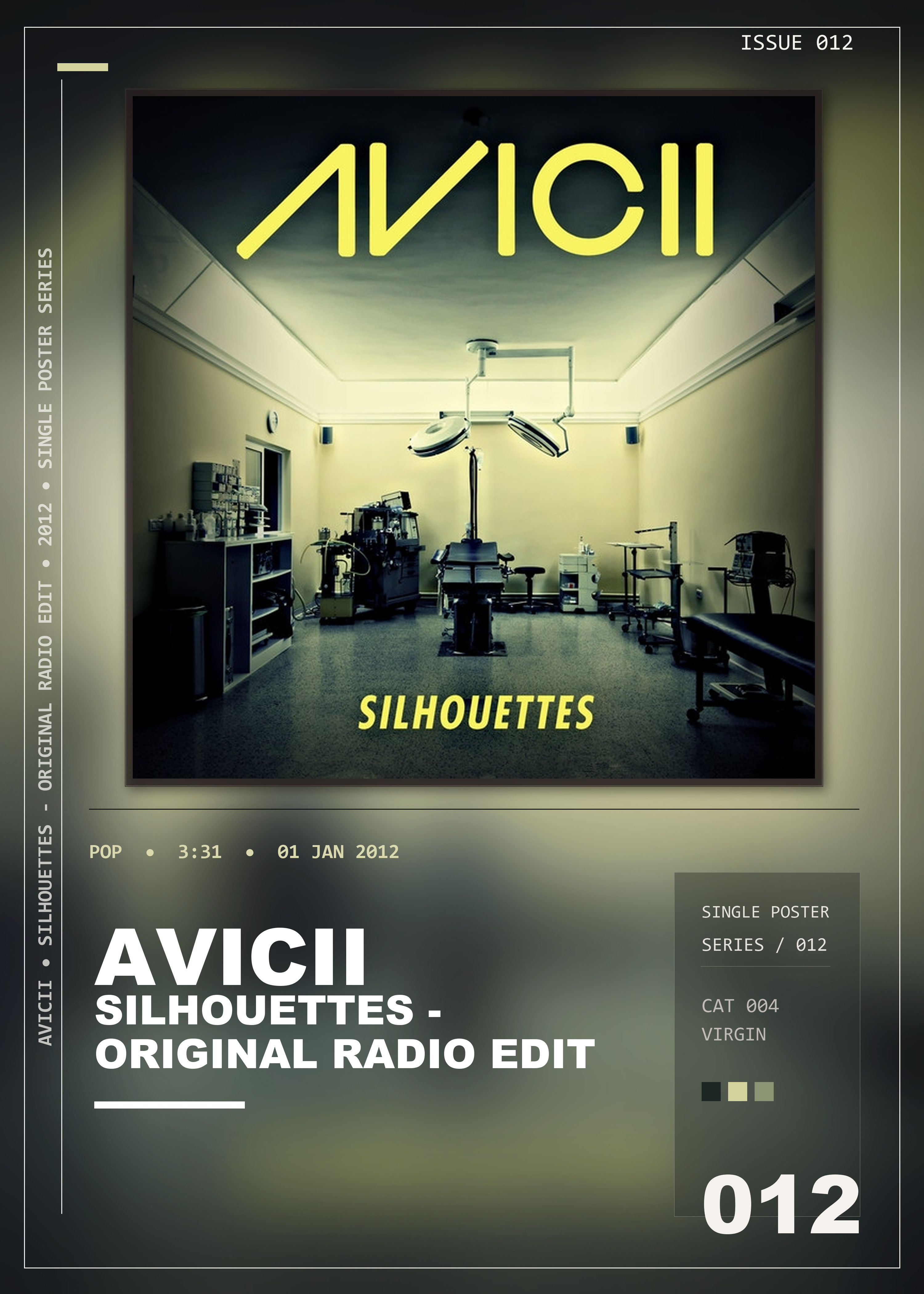Music poster: Avicii - Silhouettes - Original Radio Edit
