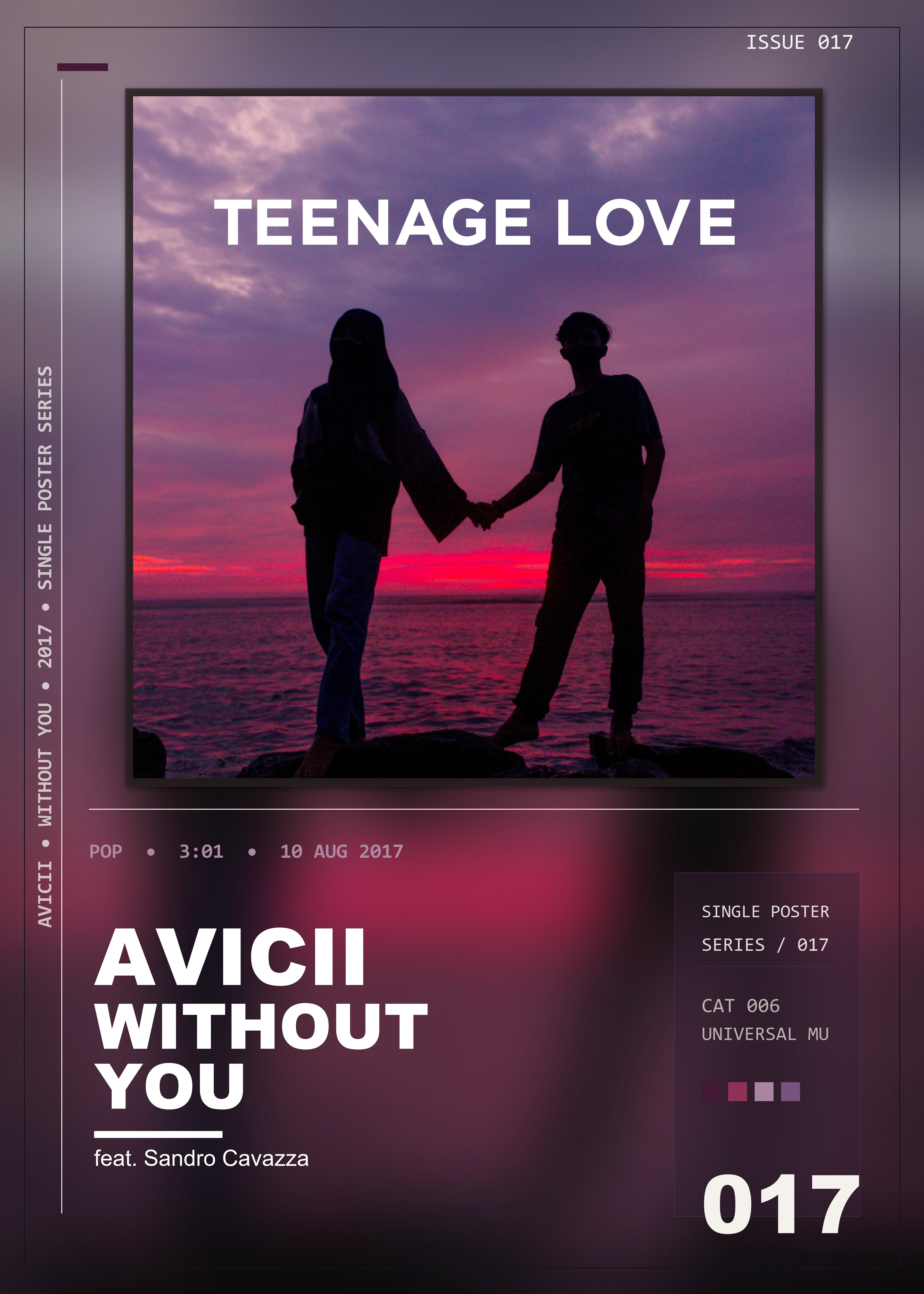 Music poster: Avicii - Without You feat Sandro Cavazza