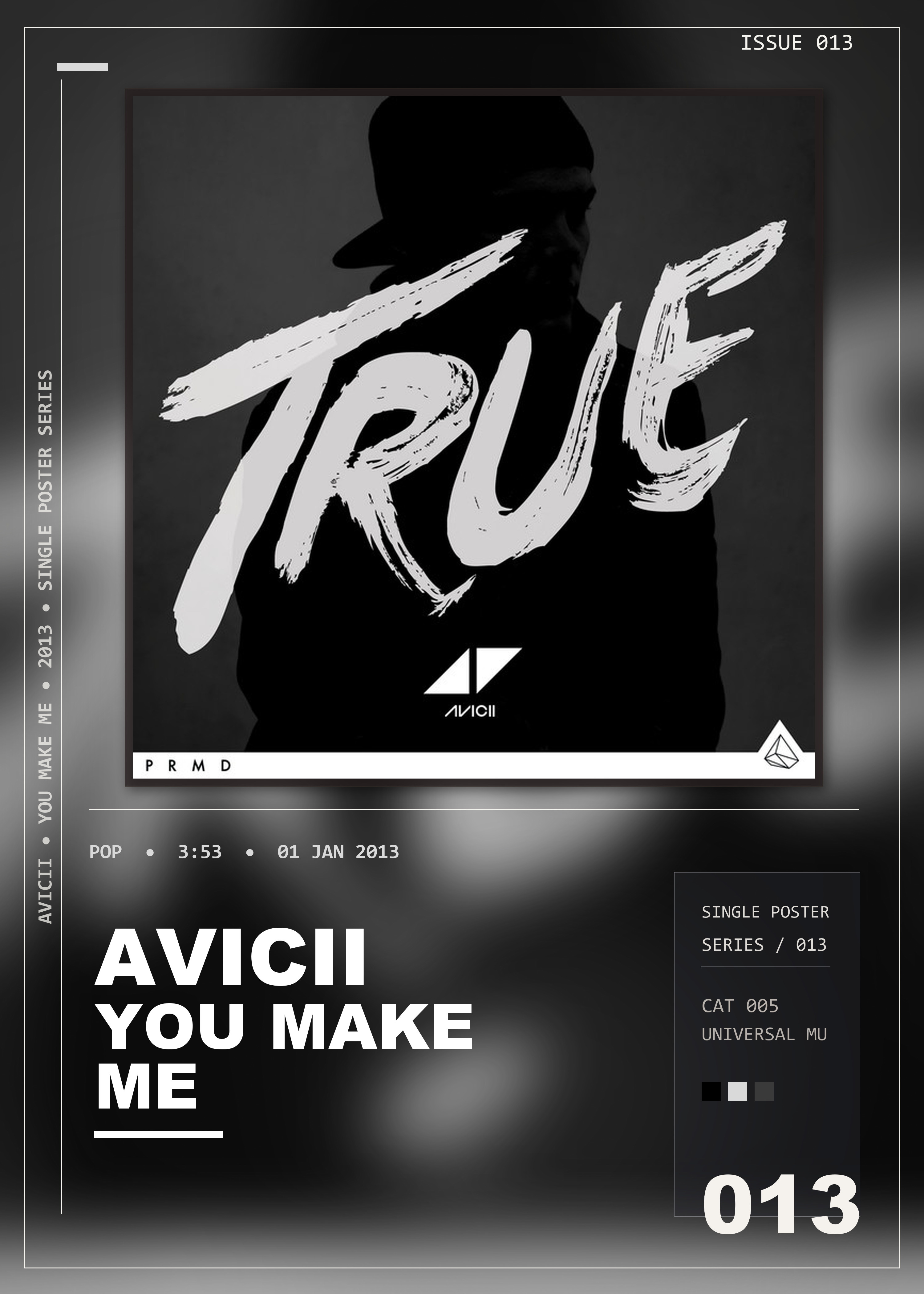 Music poster: Avicii - You Make Me
