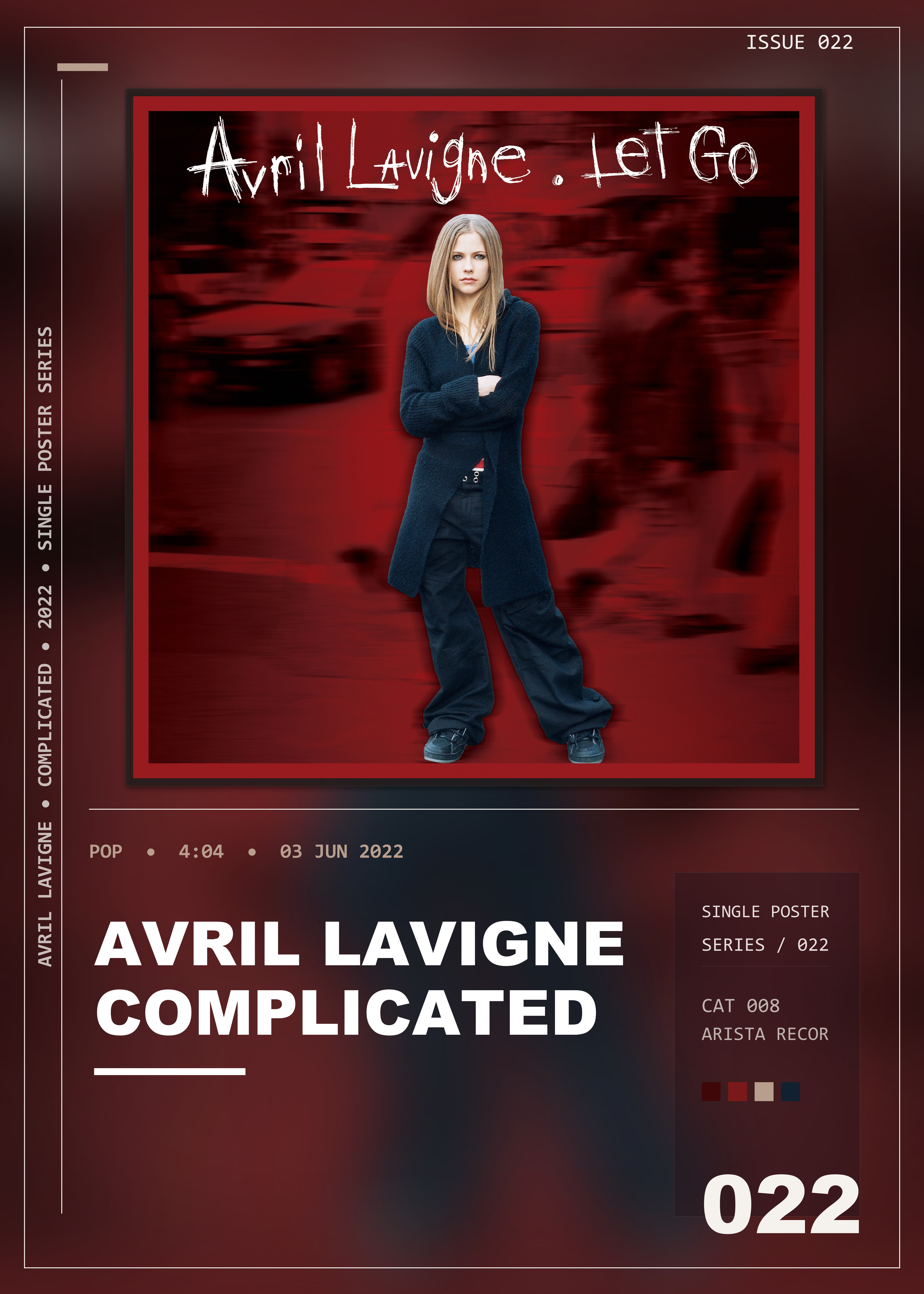 Music poster: Avril Lavigne - Complicated