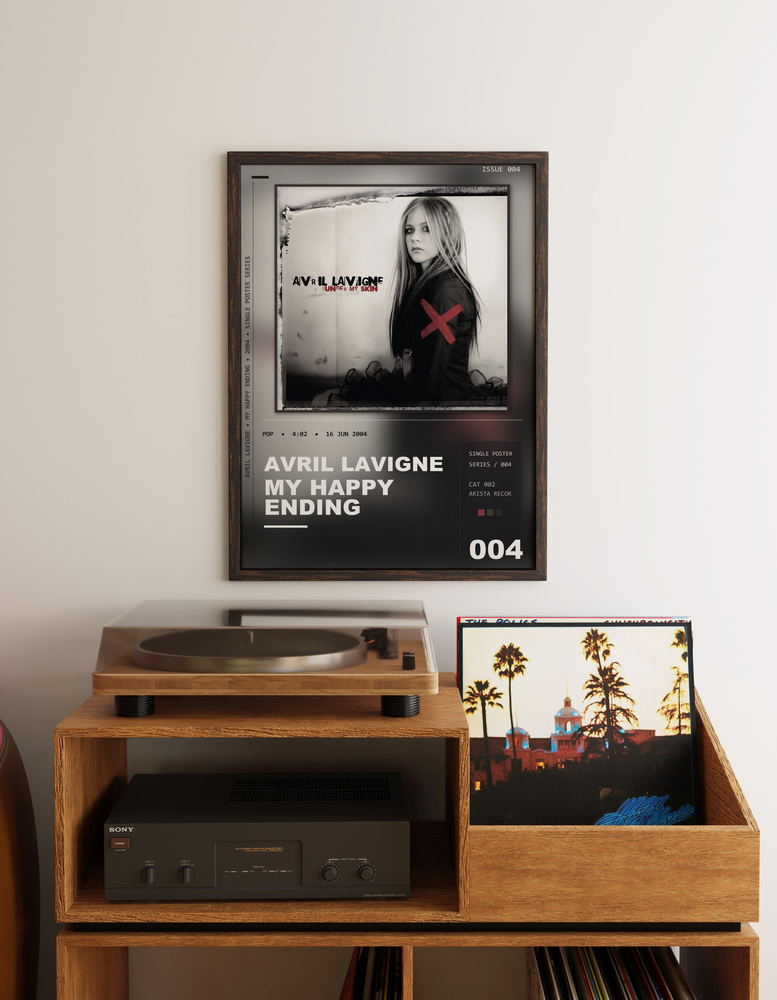 Music poster: Avril Lavigne - My Happy Ending