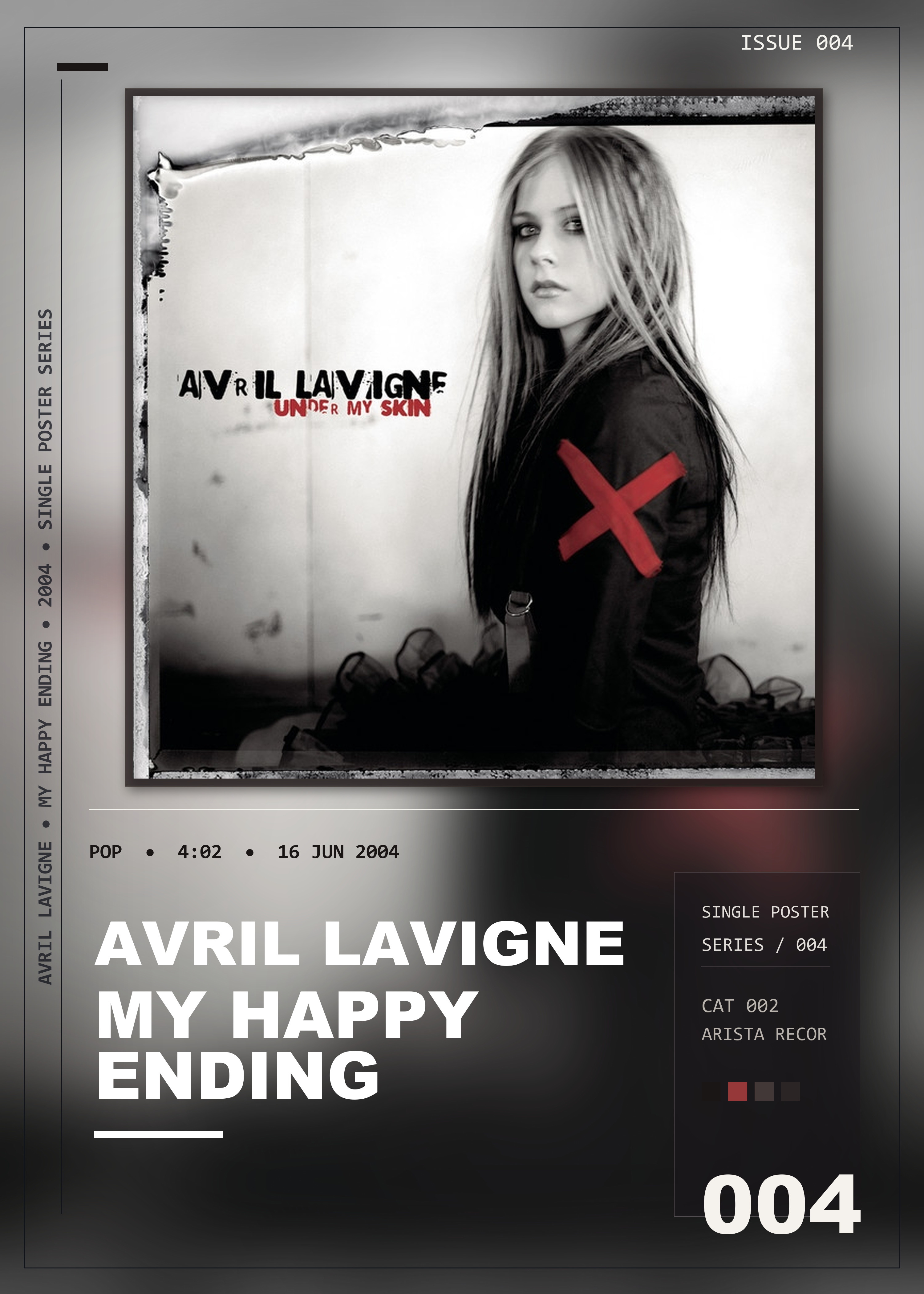 Music poster: Avril Lavigne - My Happy Ending