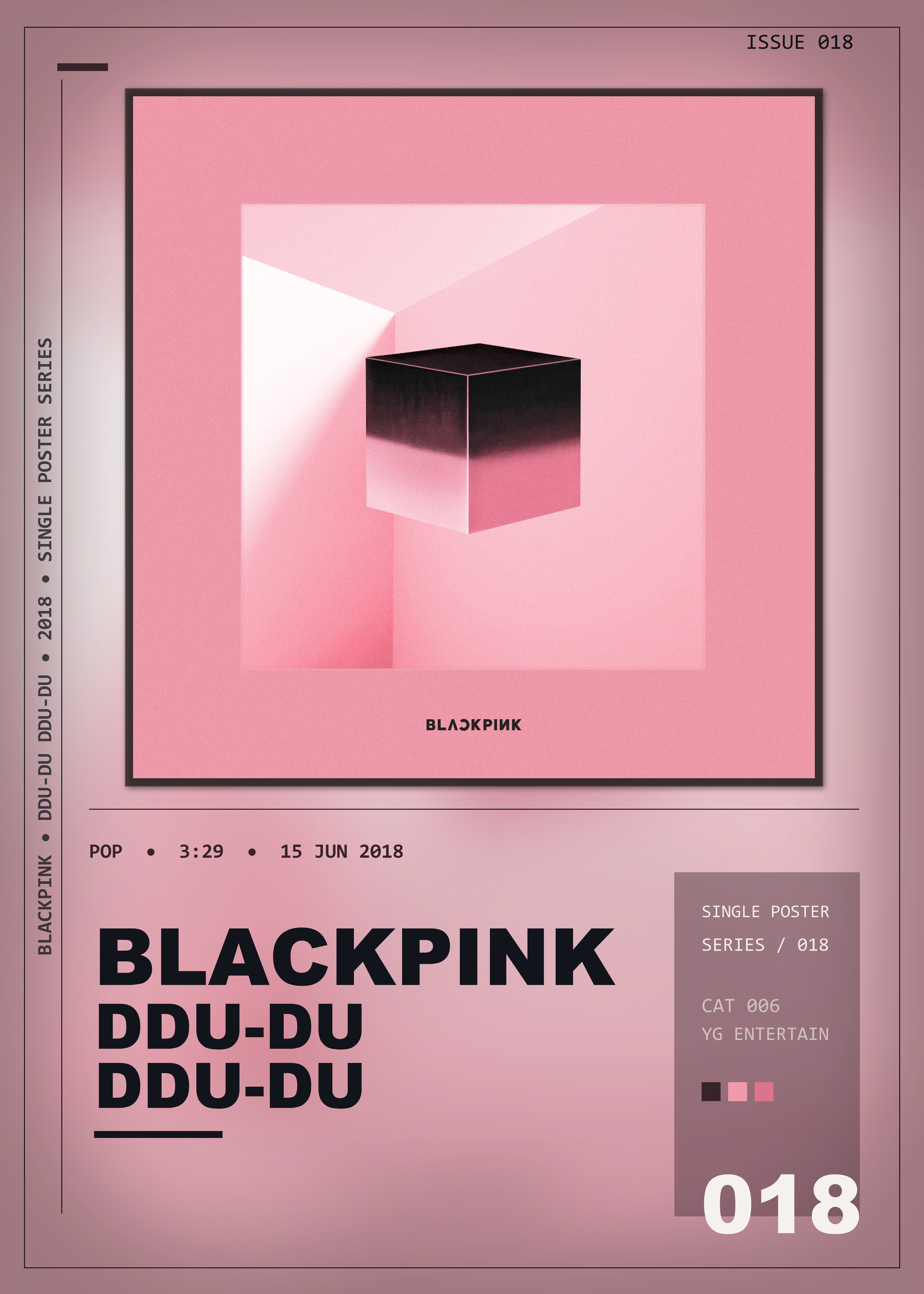 Music poster: BLACKPINK - DDU-DU DDU-DU