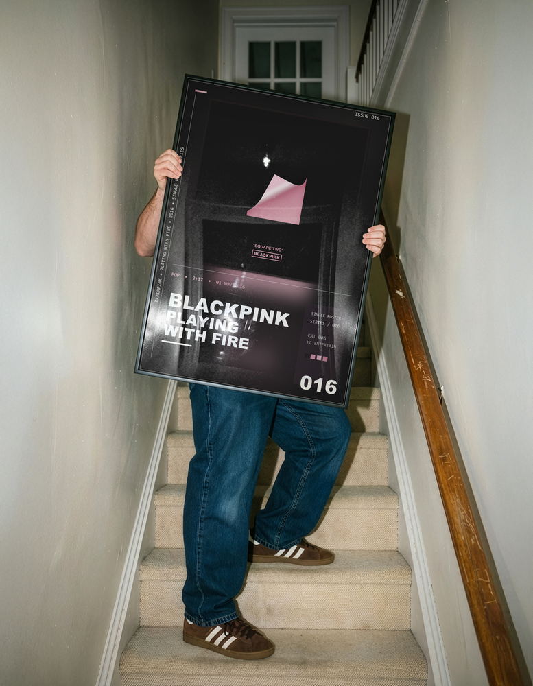 Music poster: BLACKPINK - PLAYING WITH FIRE