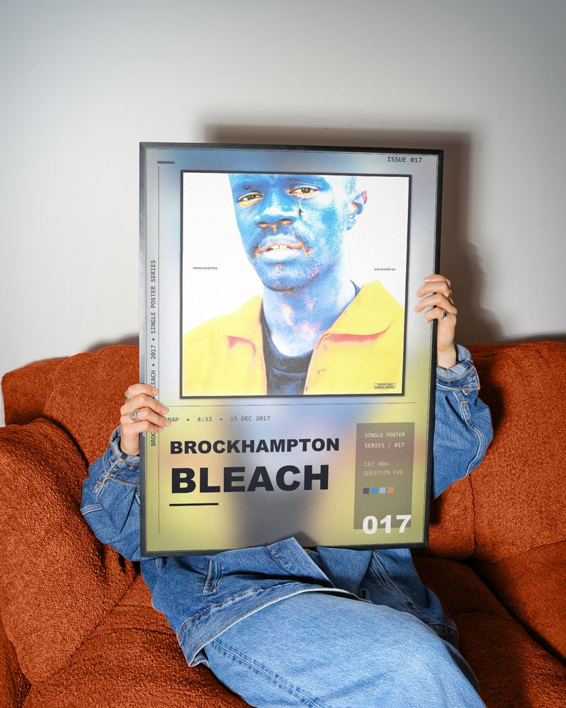 Music poster: BROCKHAMPTON - BLEACH
