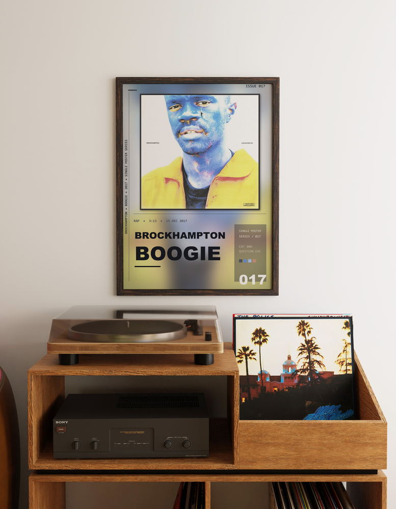 Music poster: BROCKHAMPTON - BOOGIE