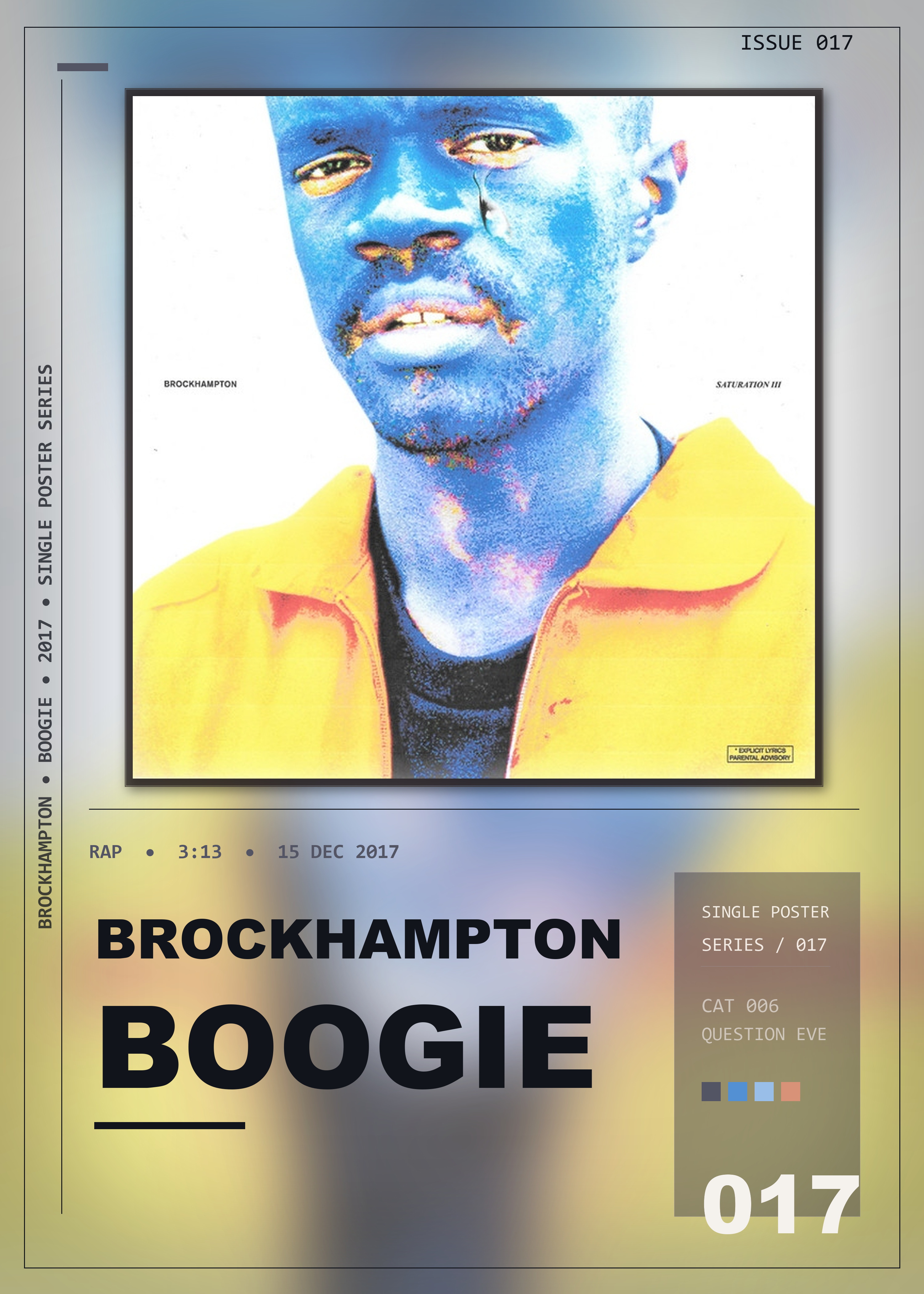 Music poster: BROCKHAMPTON - BOOGIE