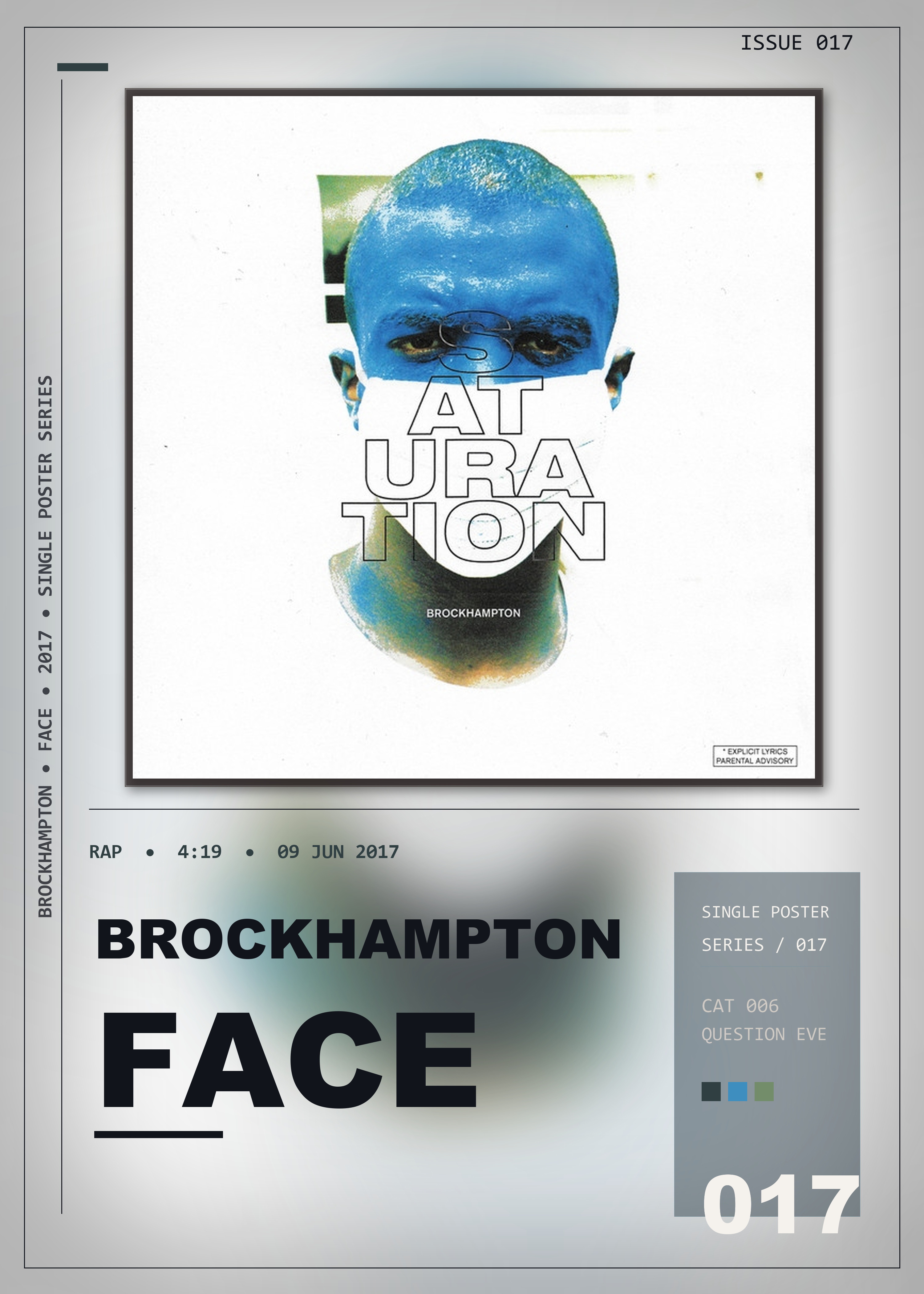 Music poster: BROCKHAMPTON - FACE