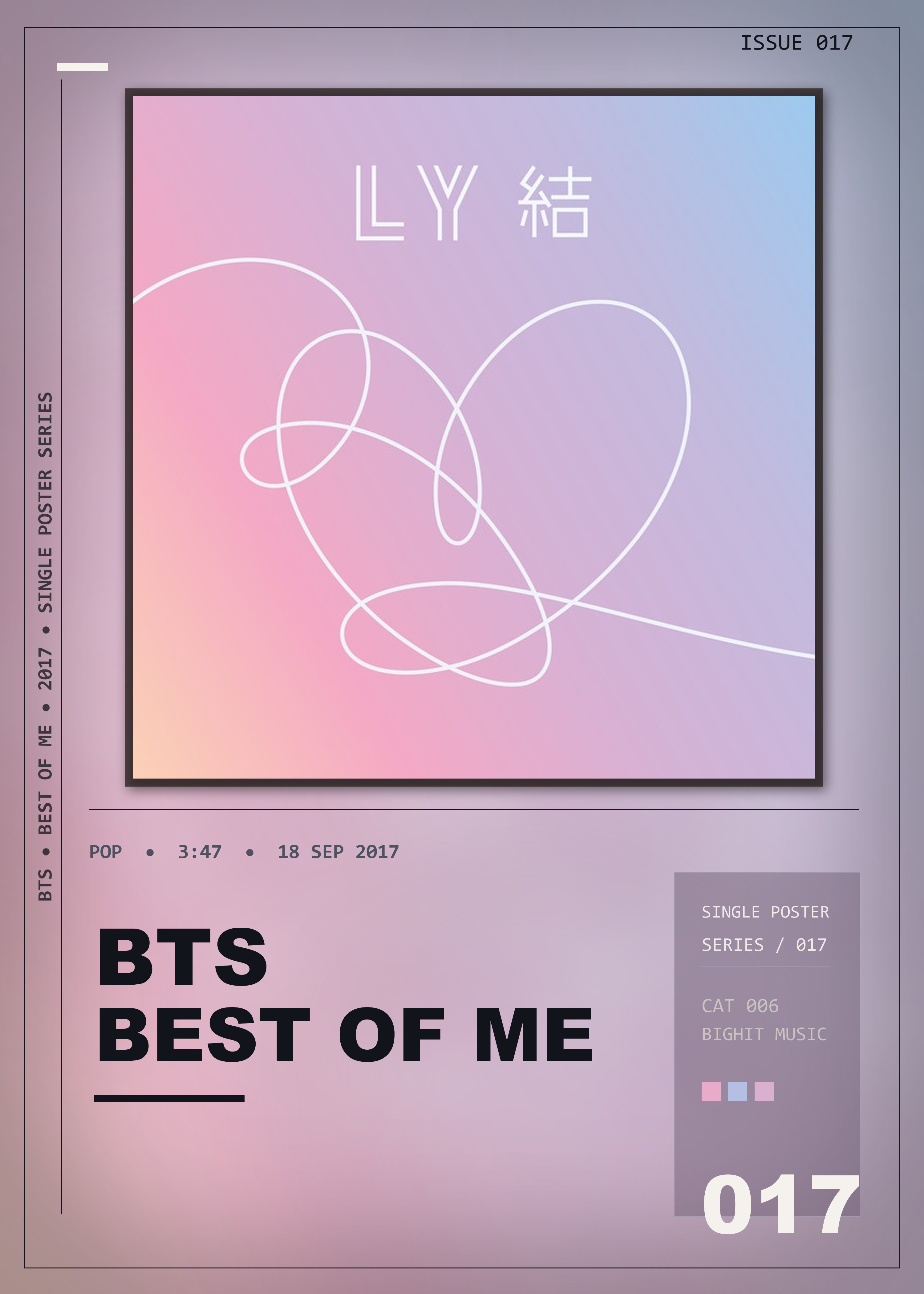 Music poster: BTS - Best Of Me