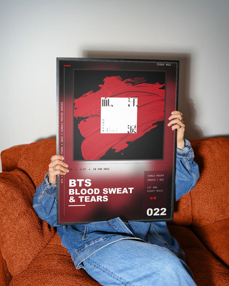 Music poster: BTS - Blood Sweat Tears