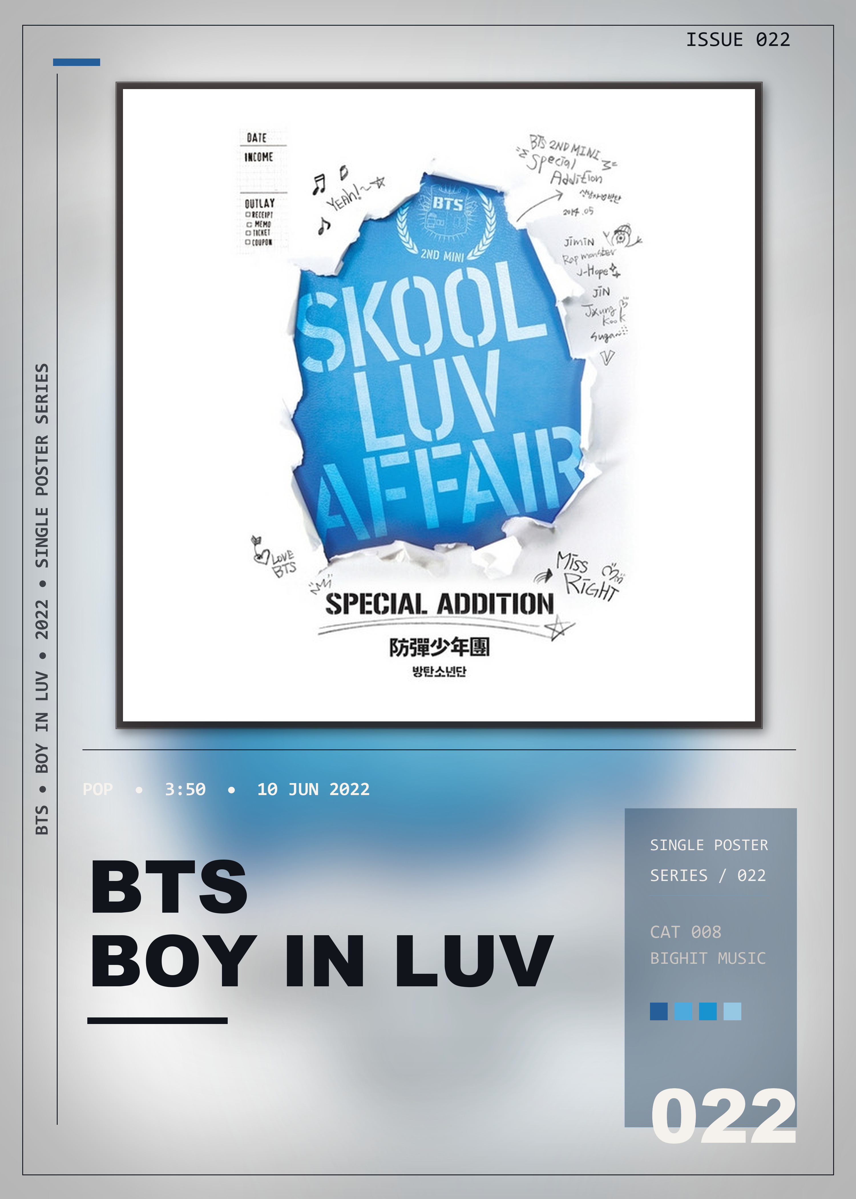 Music poster: BTS - Boy in Luv