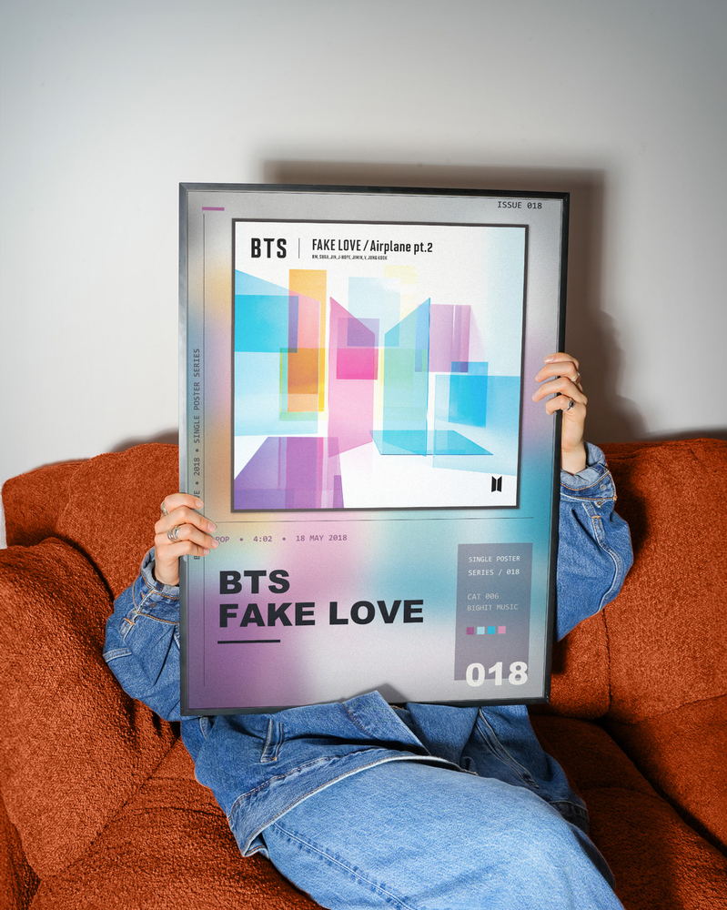 Music poster: BTS - FAKE LOVE