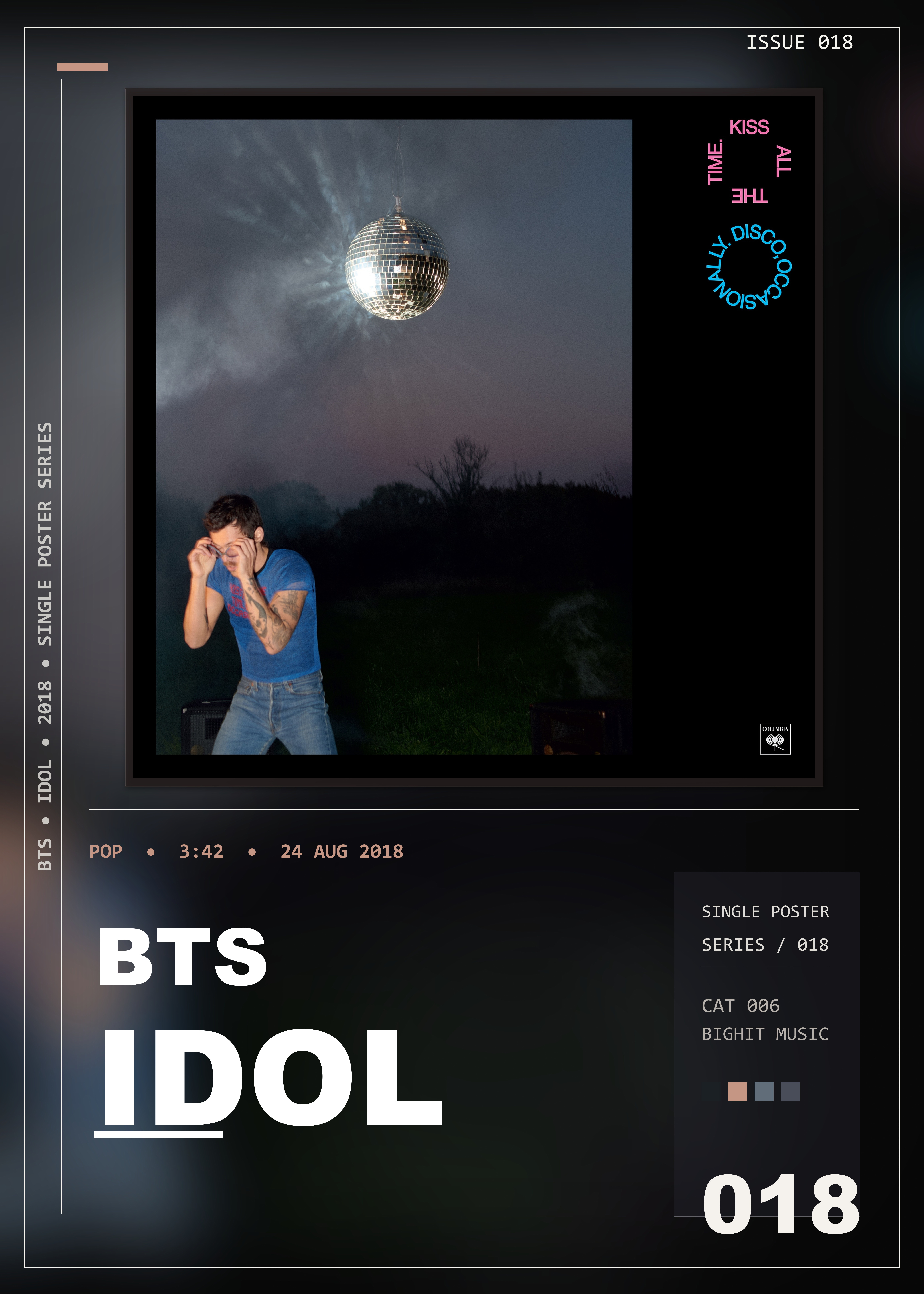 Music poster: BTS - IDOL