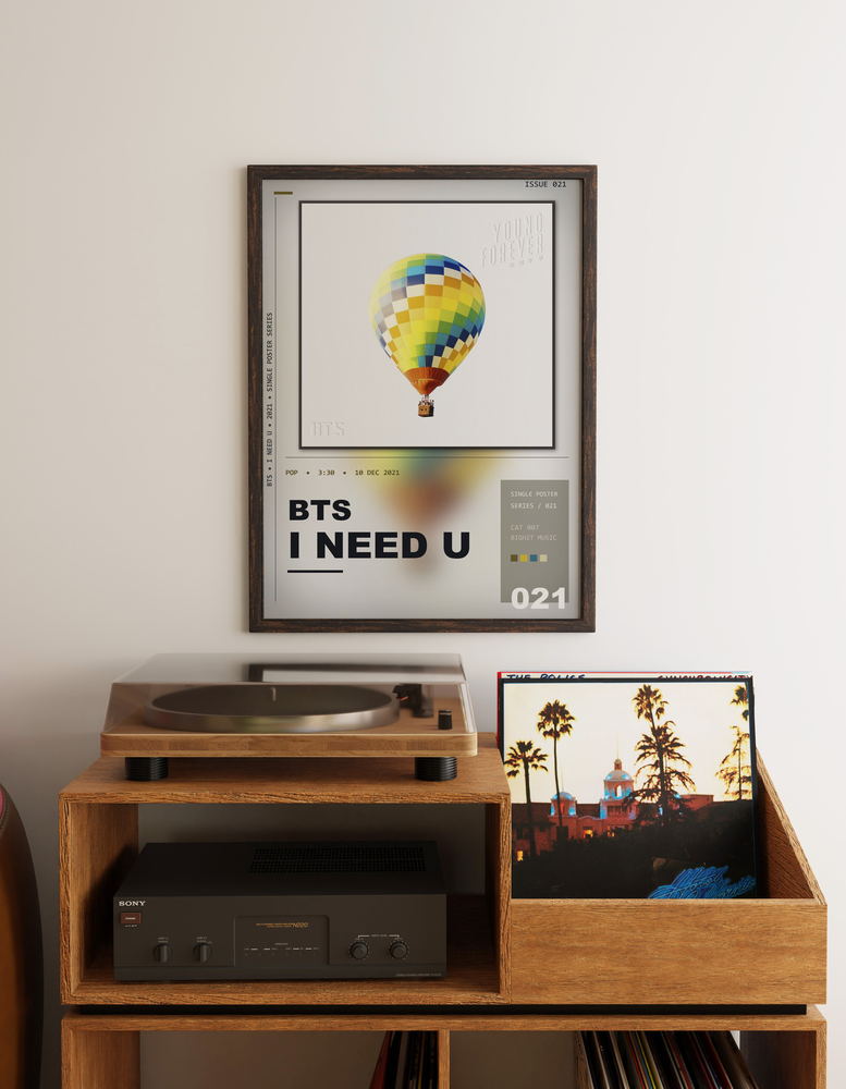 Music poster: BTS - I Need U