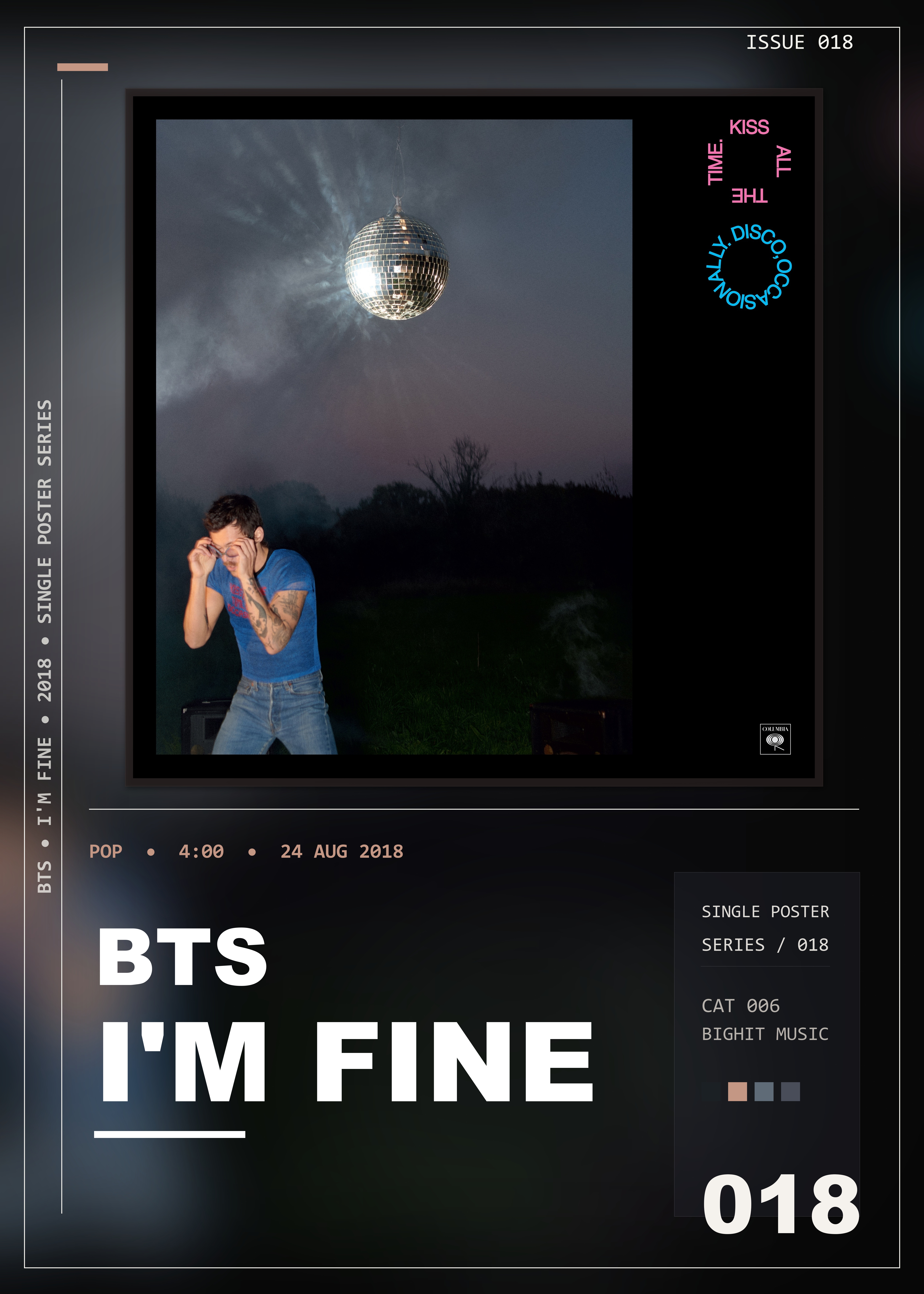 Music poster: BTS - Im Fine