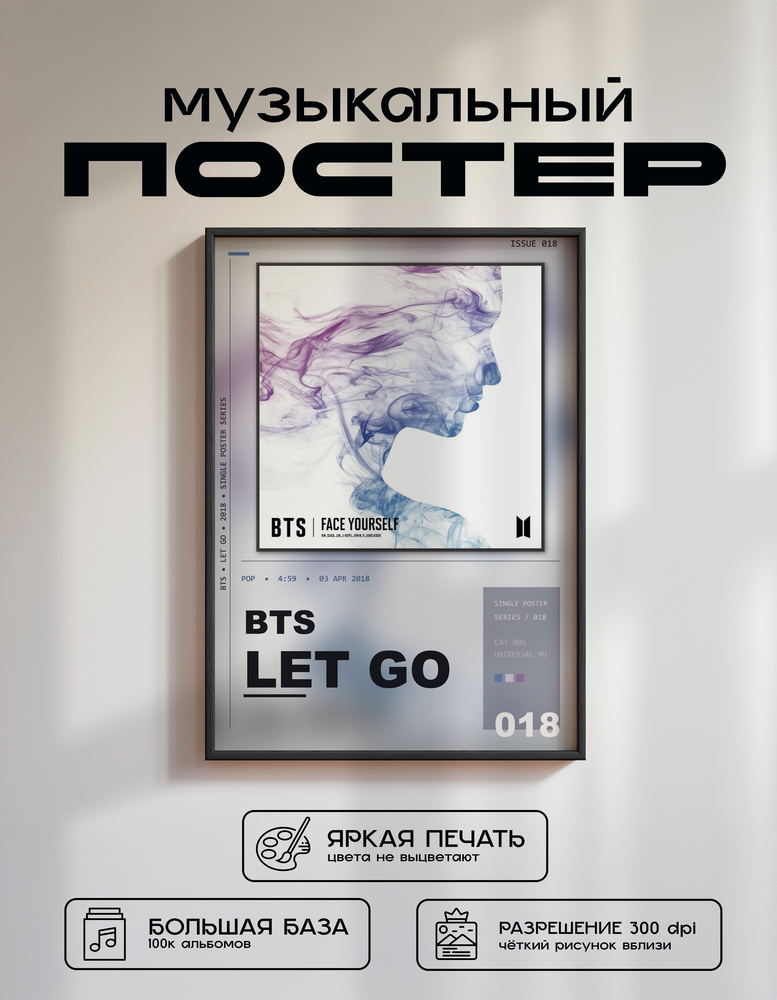 Music poster: BTS - Let Go