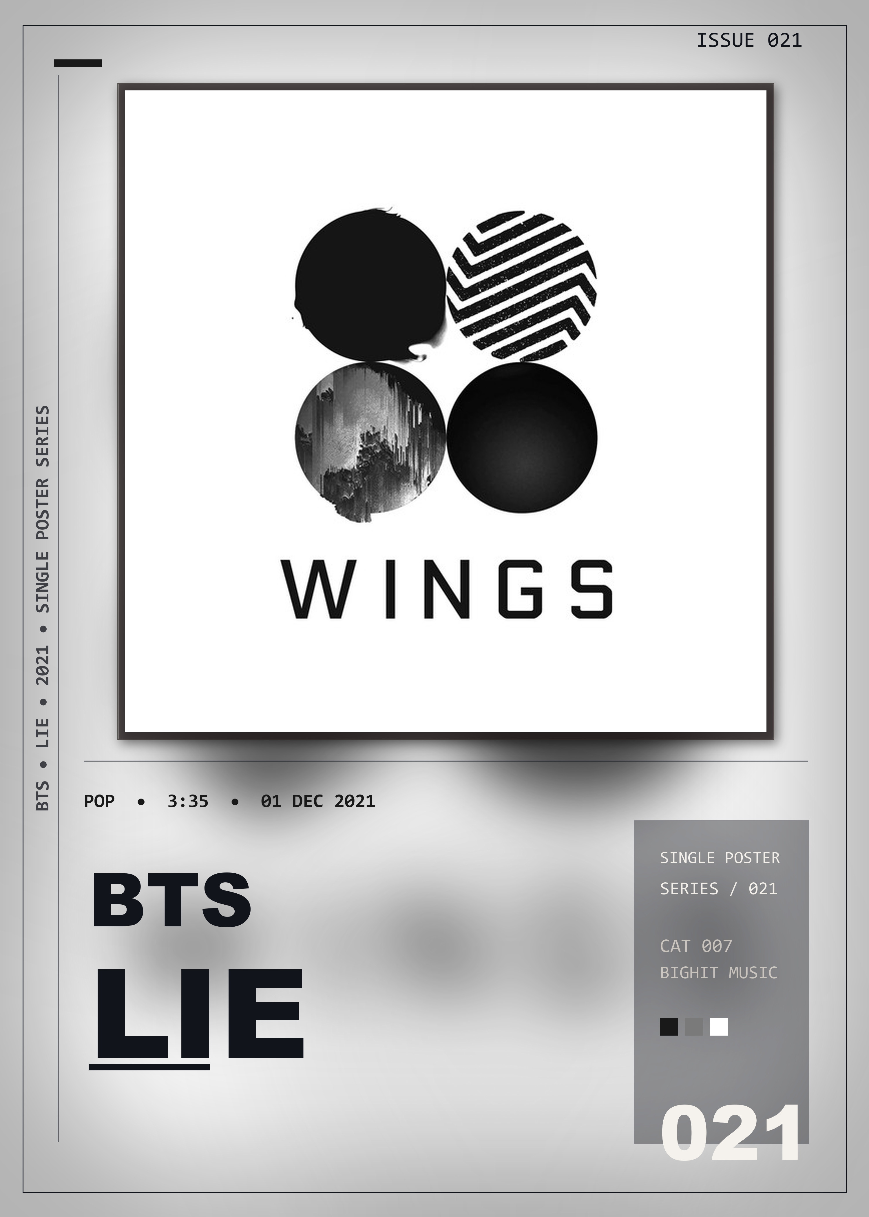 Music poster: BTS - Lie