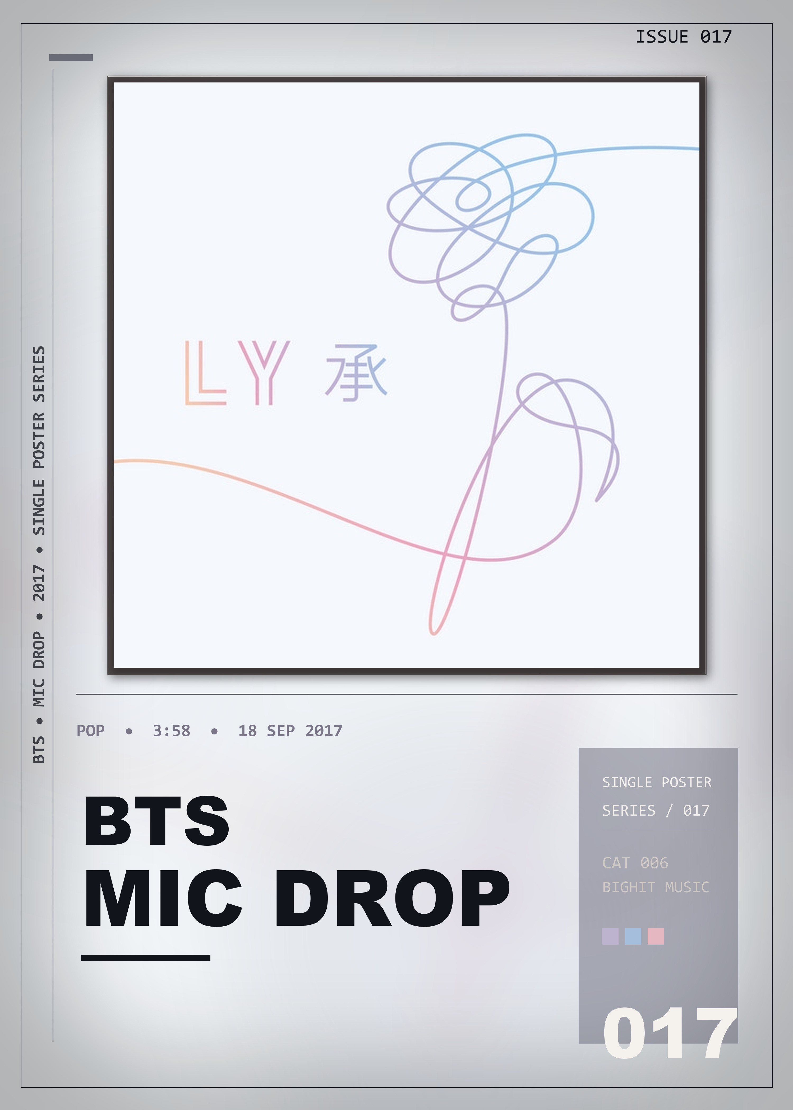 Music poster: BTS - MIC Drop