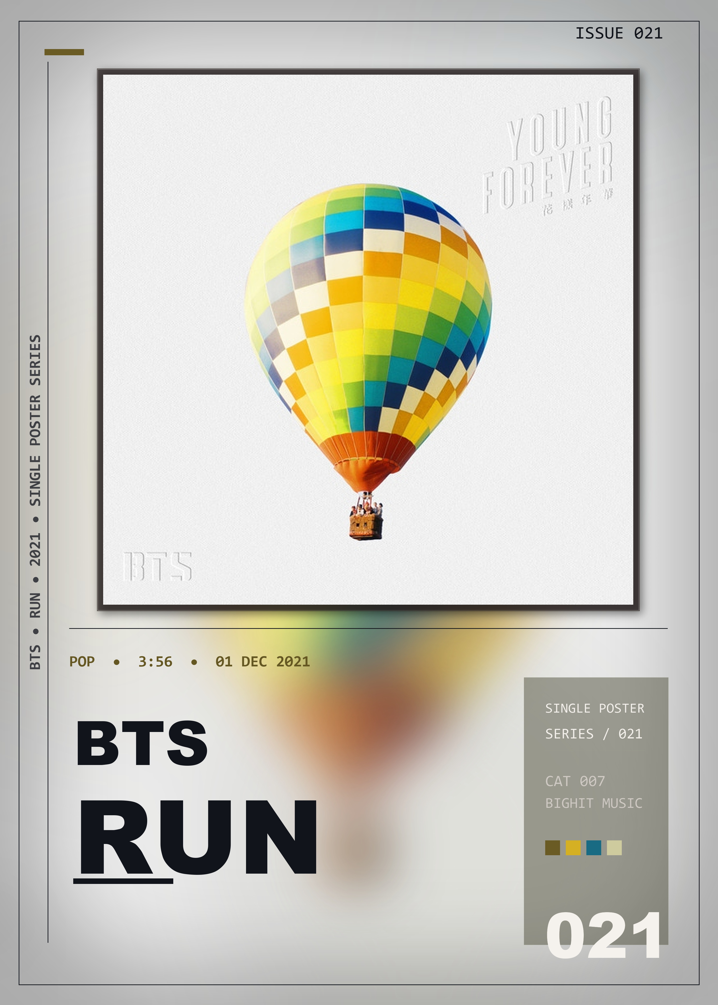 Music poster: BTS - Run