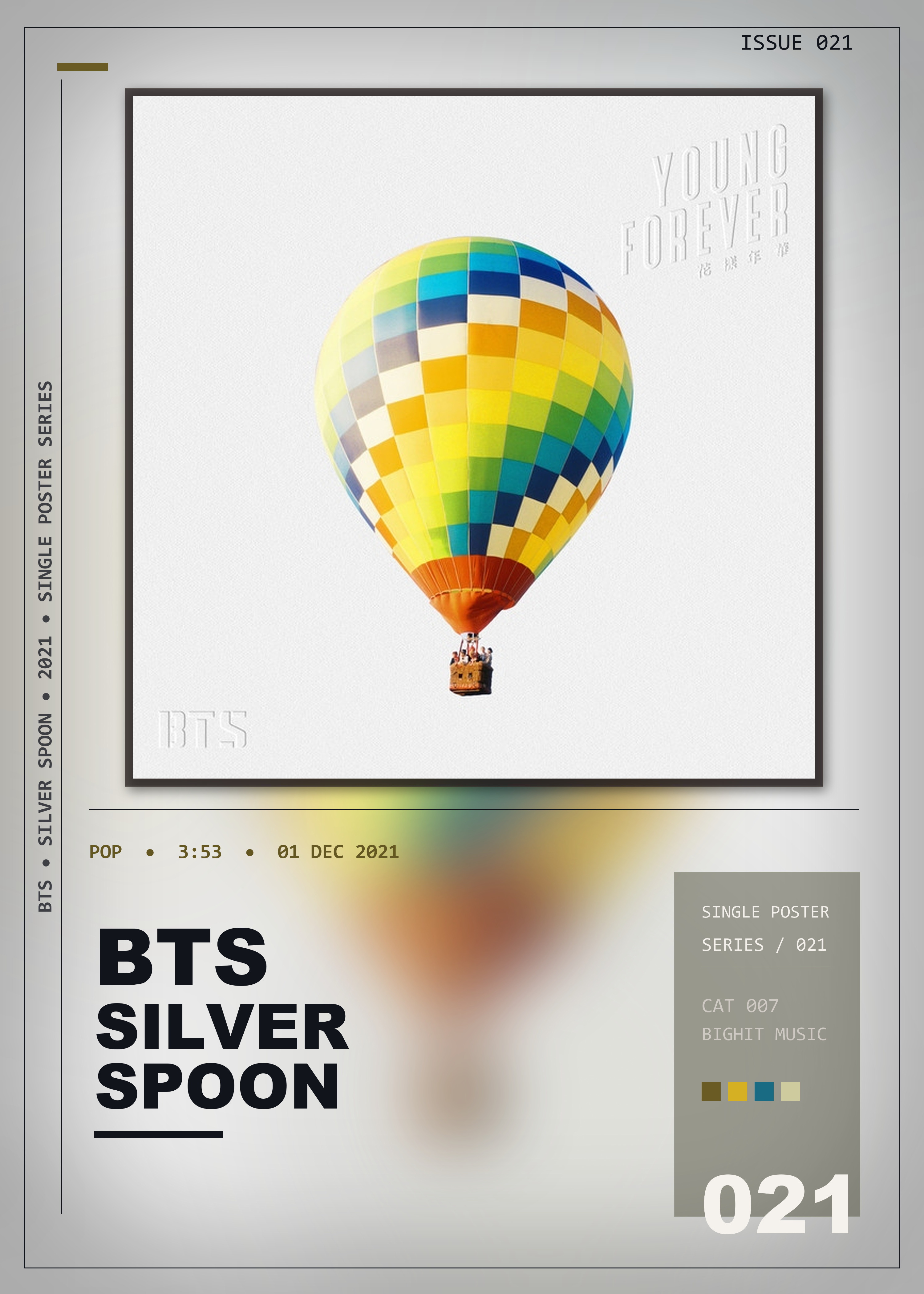 Music poster: BTS - Silver Spoon