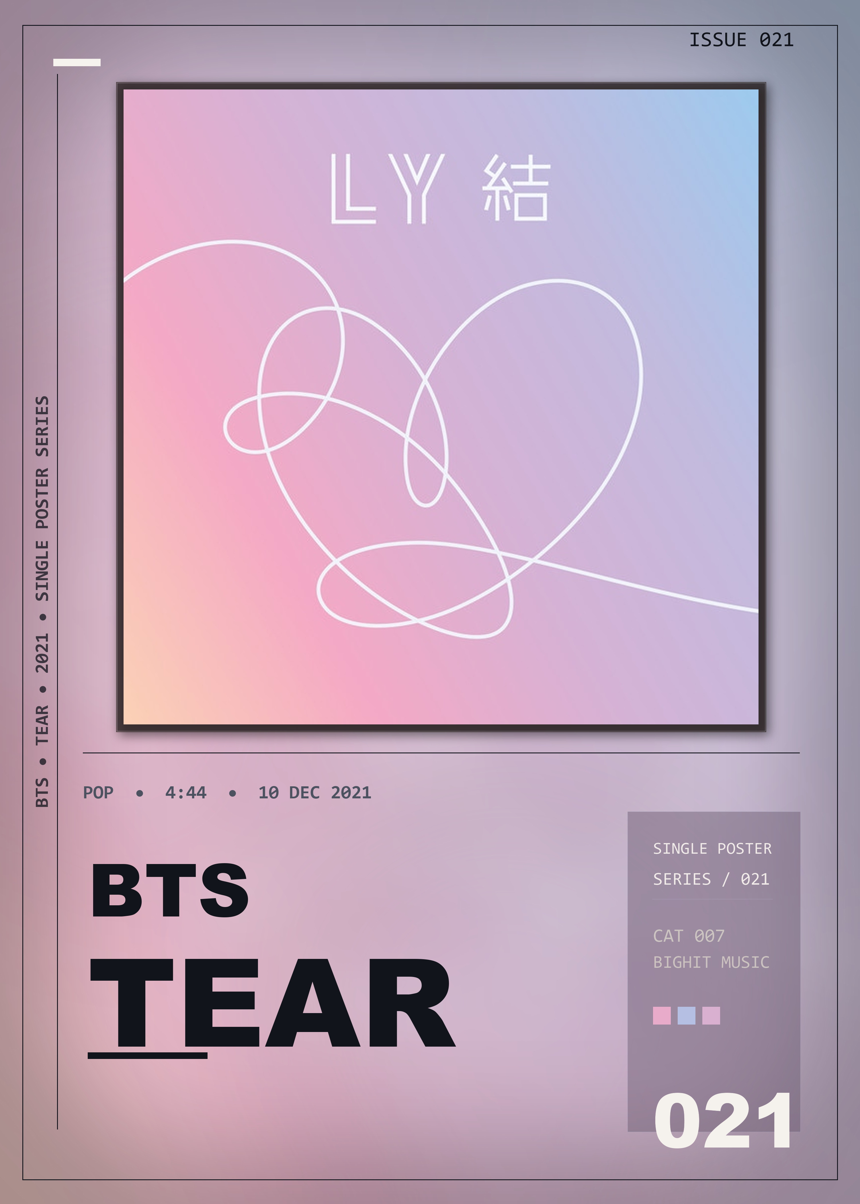 Music poster: BTS - Tear