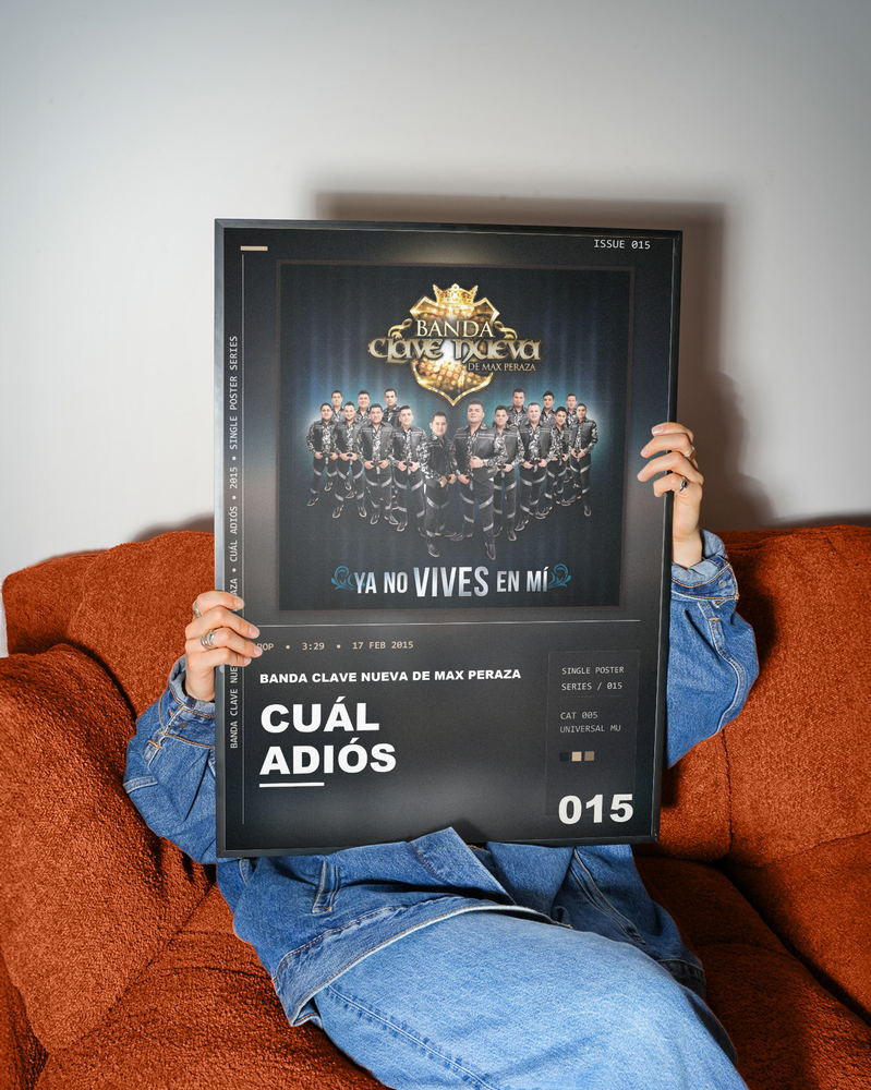 Music poster: Banda Clave Nueva De Max Peraza - Cuál Adiós