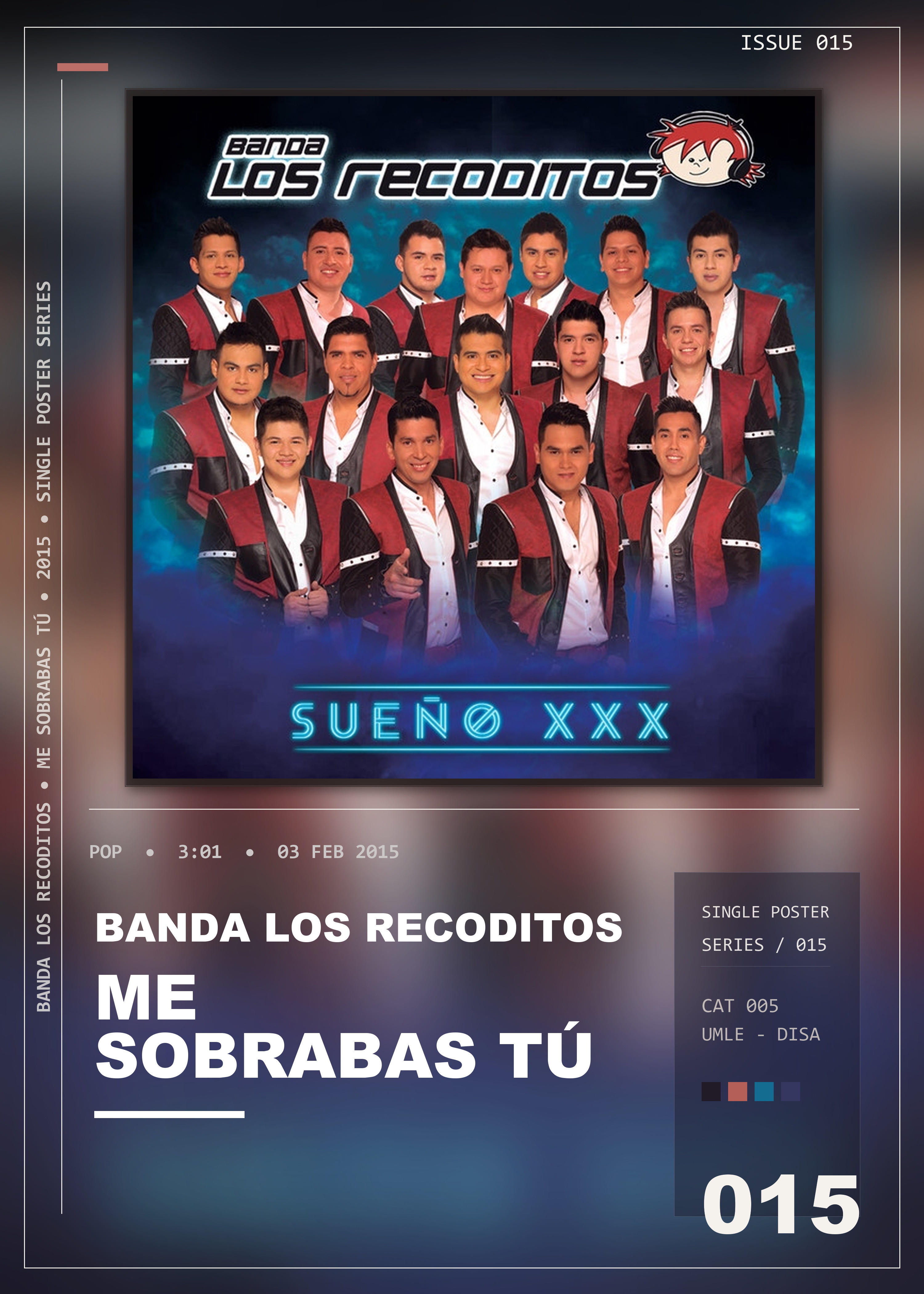 Music poster: Banda Los Recoditos - Me Sobrabas Tú