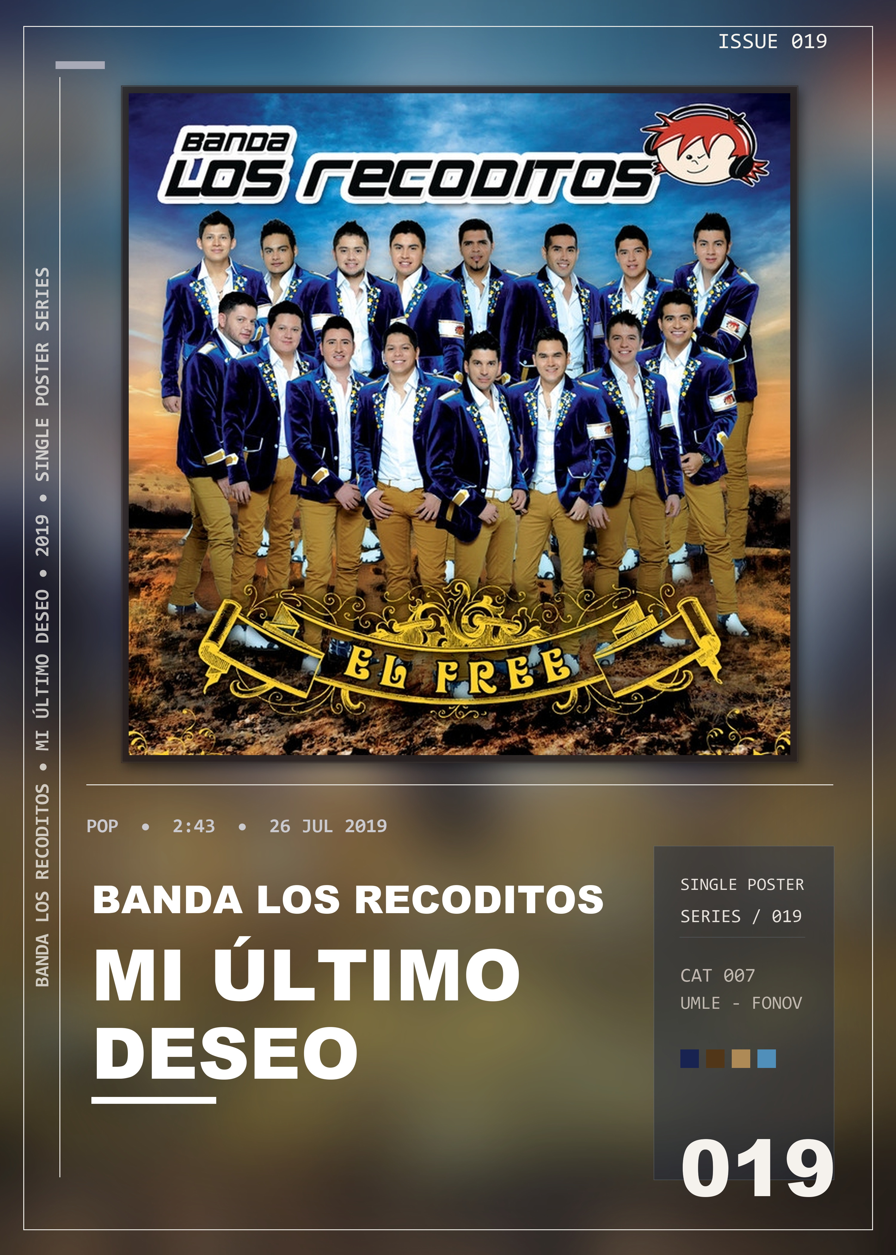 Music poster: Banda Los Recoditos - Mi Último Deseo